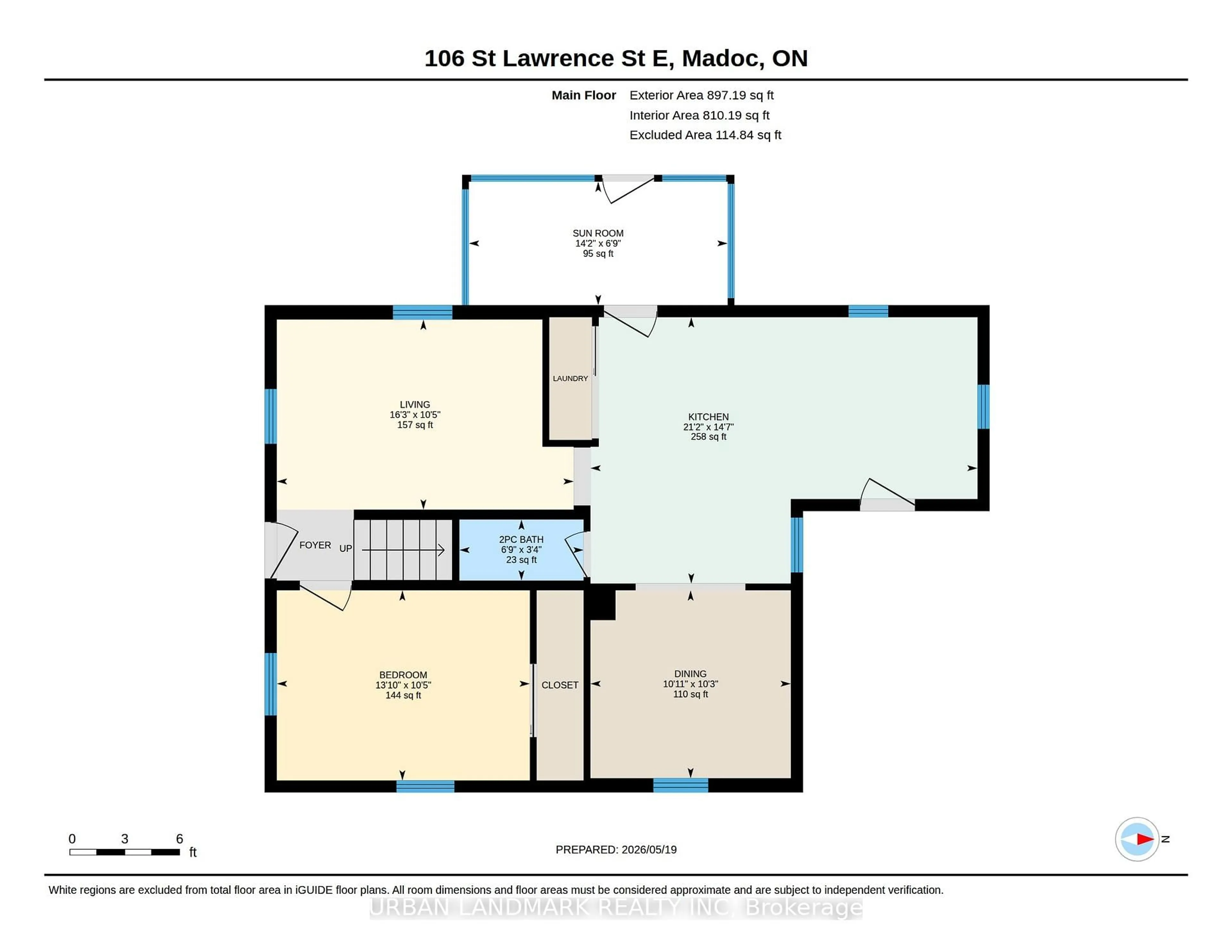 Floor plan for 106 St Lawrence St, Madoc Ontario K0K 2K0