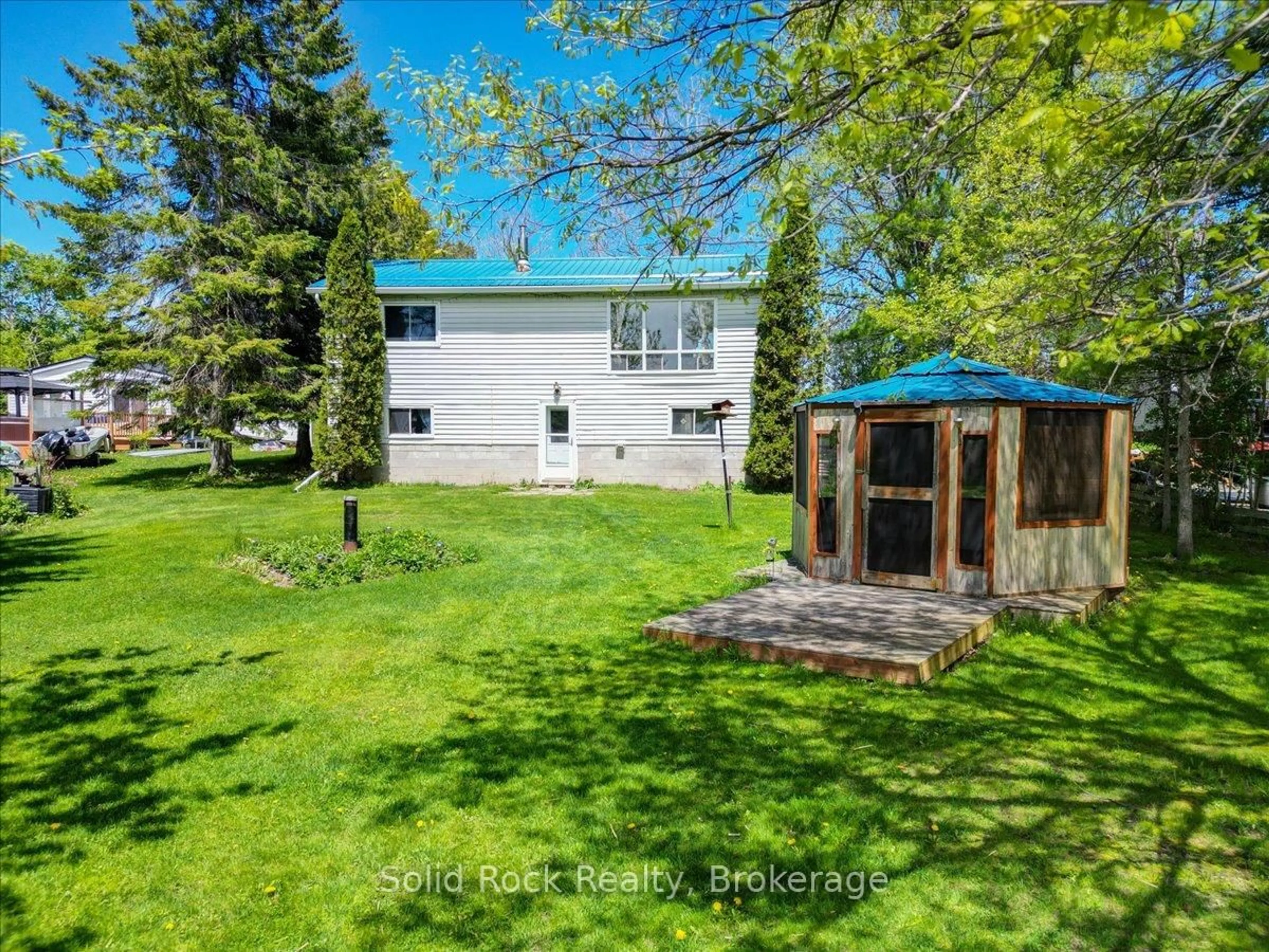 A pic from outside/outdoor area/front of a property/back of a property/a pic from drone, water/lake/river/ocean view for 1823 2nd Line East, Trent Hills Ontario K0L 1L0