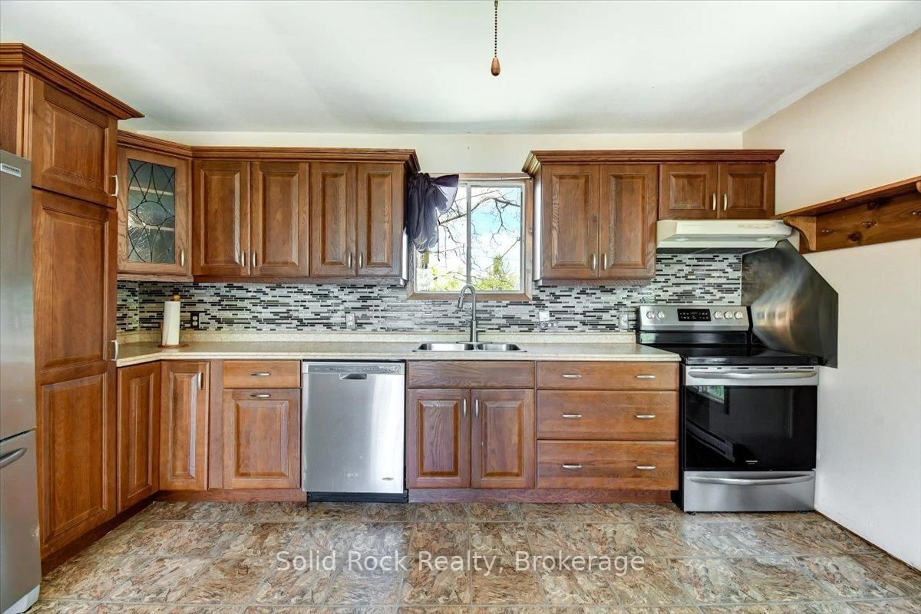 Open concept kitchen, ceramic/tile floor for 1823 2nd Line East, Trent Hills Ontario K0L 1L0