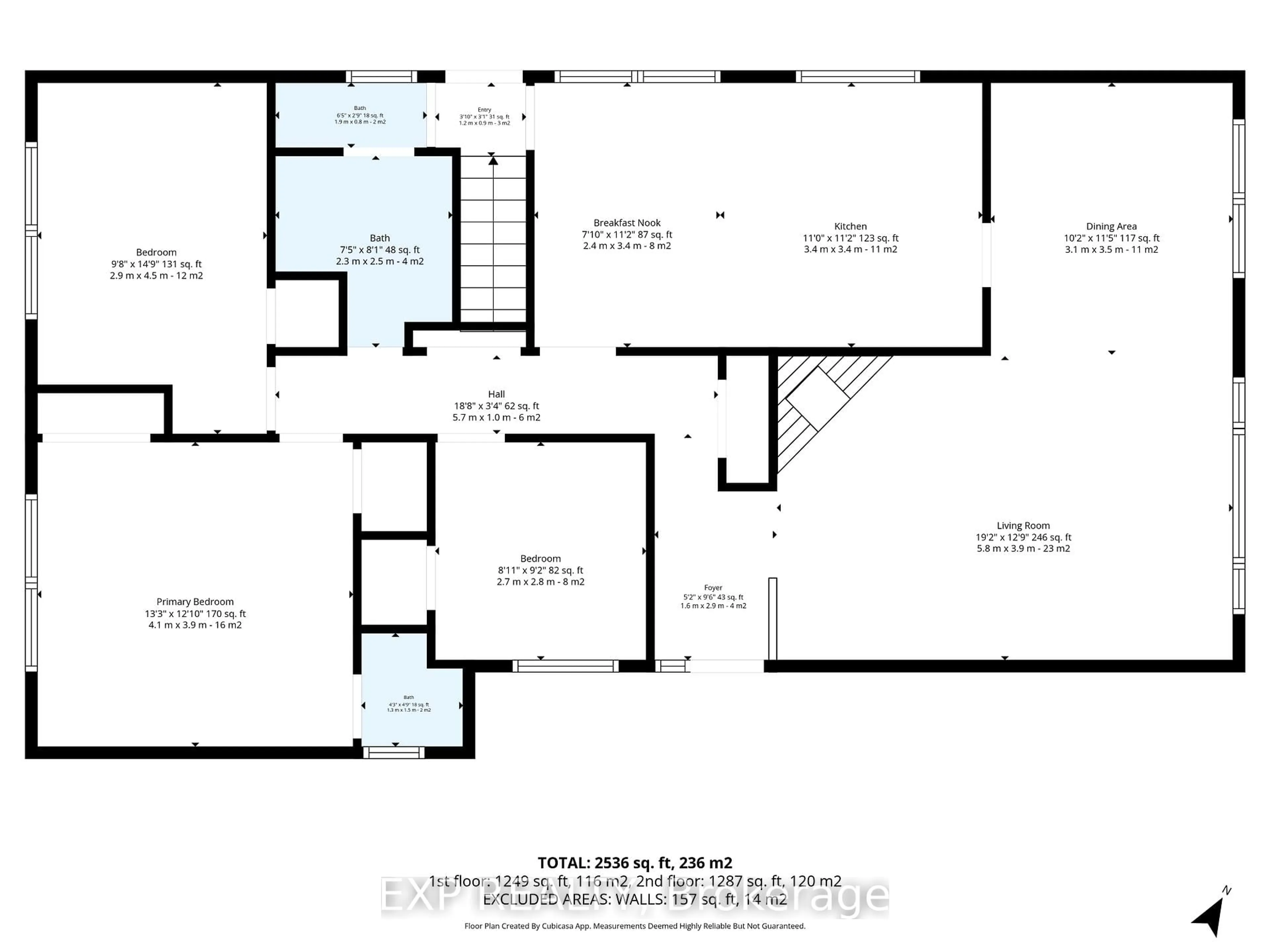 Floor plan for 1642 Valmarie Ave, Ottawa Ontario K2C 1W1