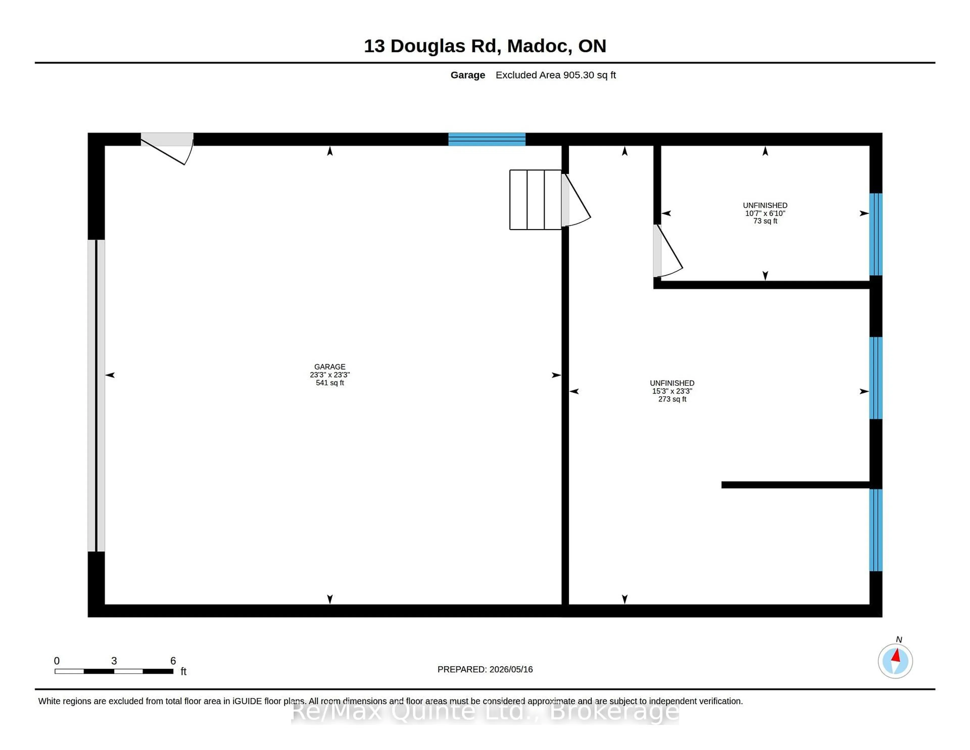 Floor plan for 13 Douglas Rd, Madoc Ontario K0K 2K0