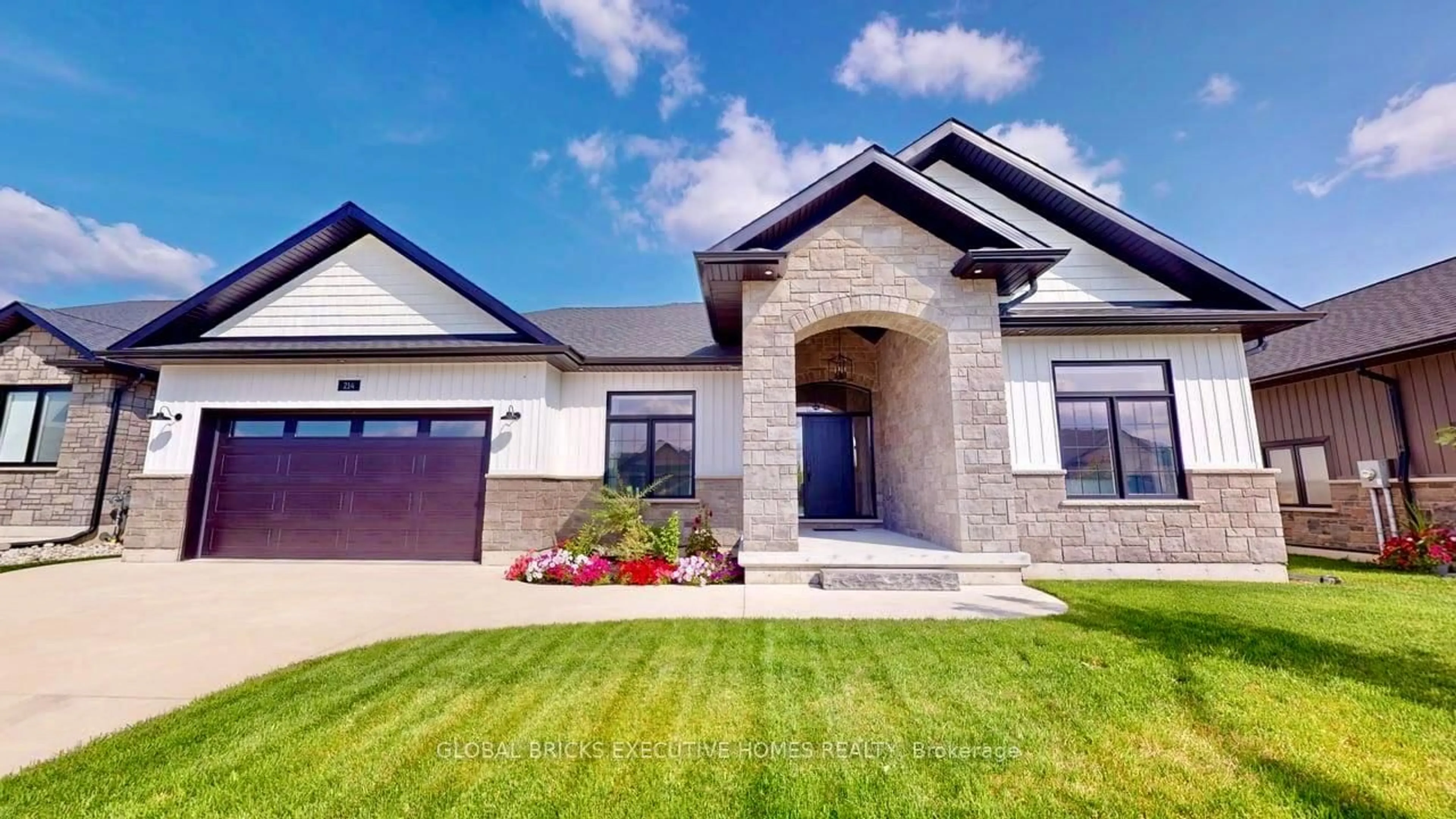 Home with brick exterior material, street for 214 Irishwood Lane, Brockton Ontario N0G 2V0