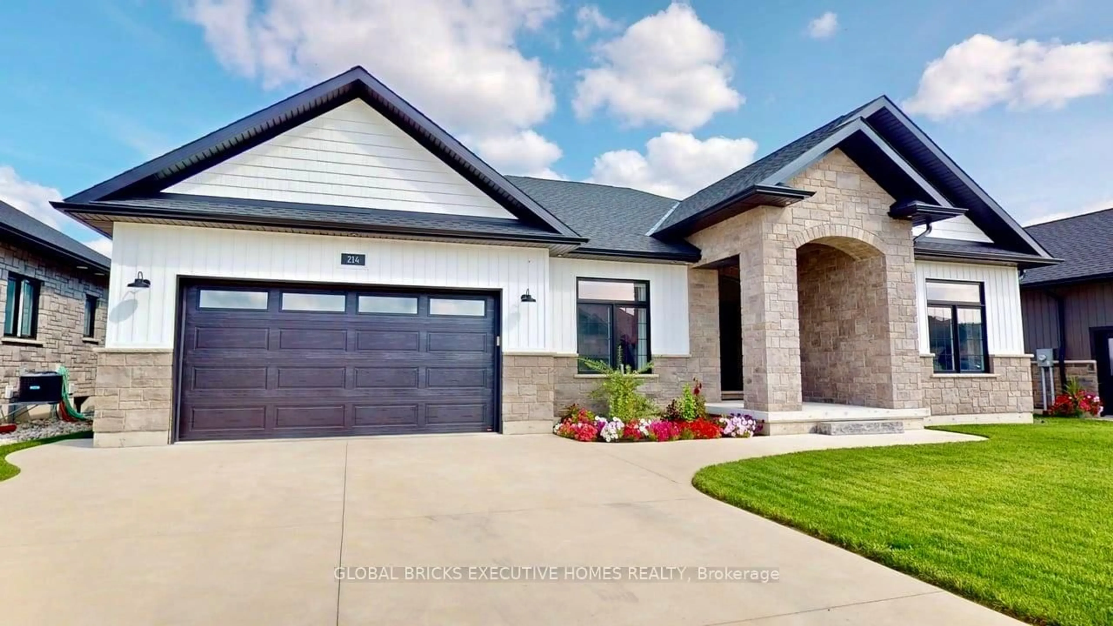 Home with brick exterior material, street for 214 Irishwood Lane, Brockton Ontario N0G 2V0