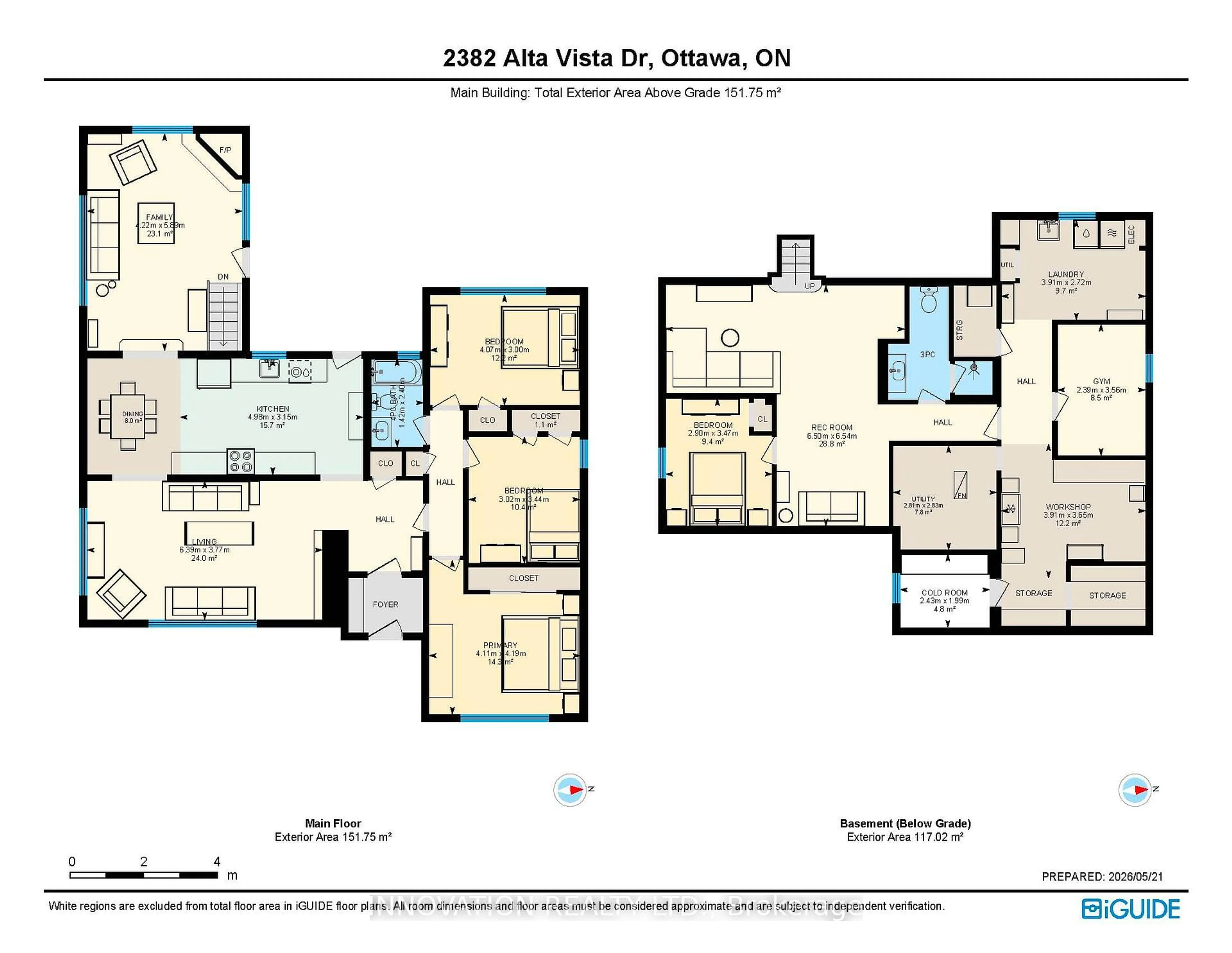 Floor plan for 2382 Alta Vista Dr, Ottawa Ontario K1H 7N1