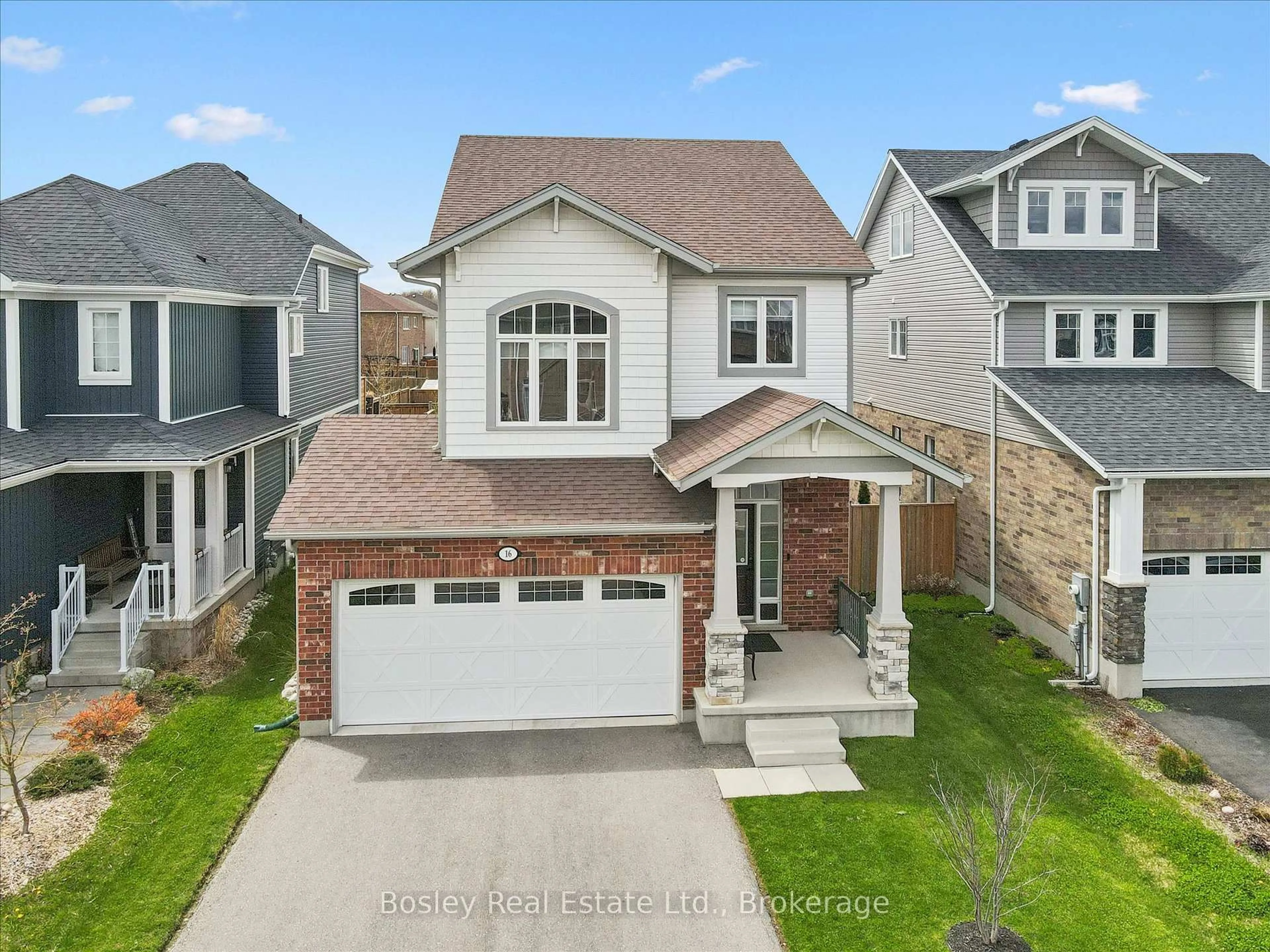 A pic from outside/outdoor area/front of a property/back of a property/a pic from drone, street for 16 Robbins Rdge, Brant Ontario N3L 0H2