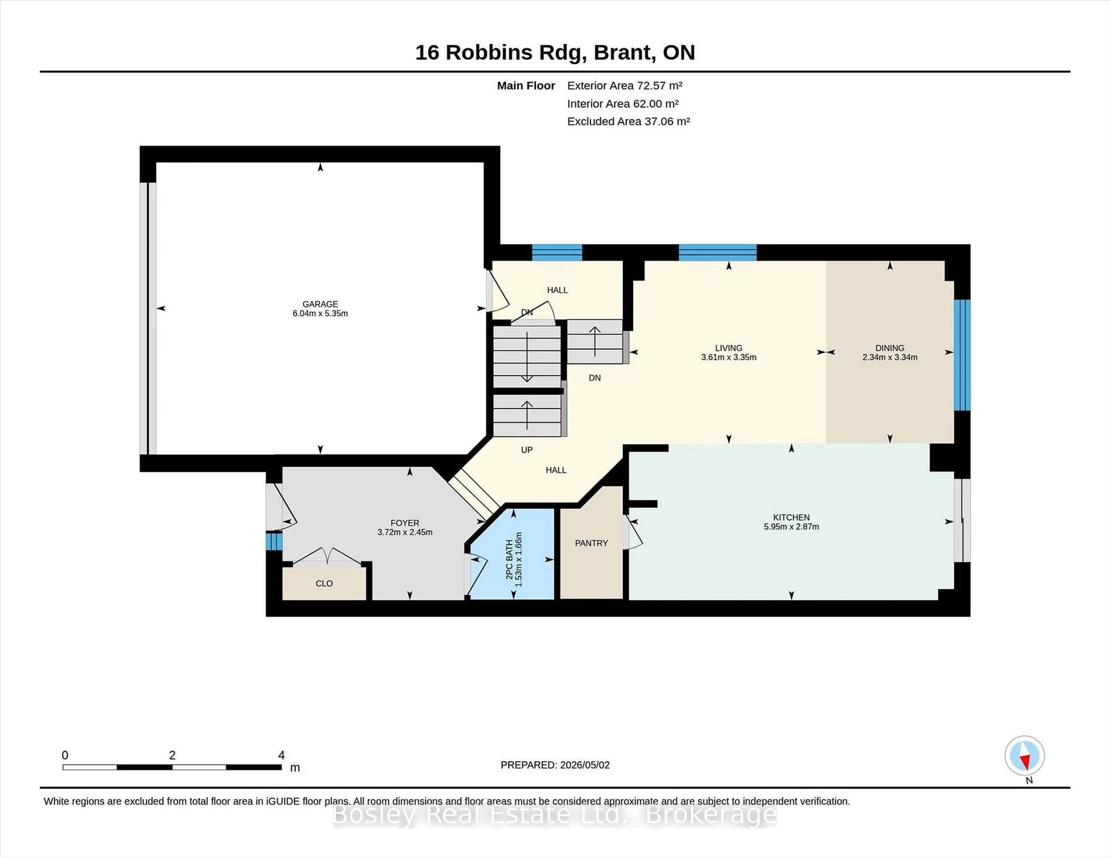 Floor plan for 16 Robbins Rdge, Brant Ontario N3L 0H2
