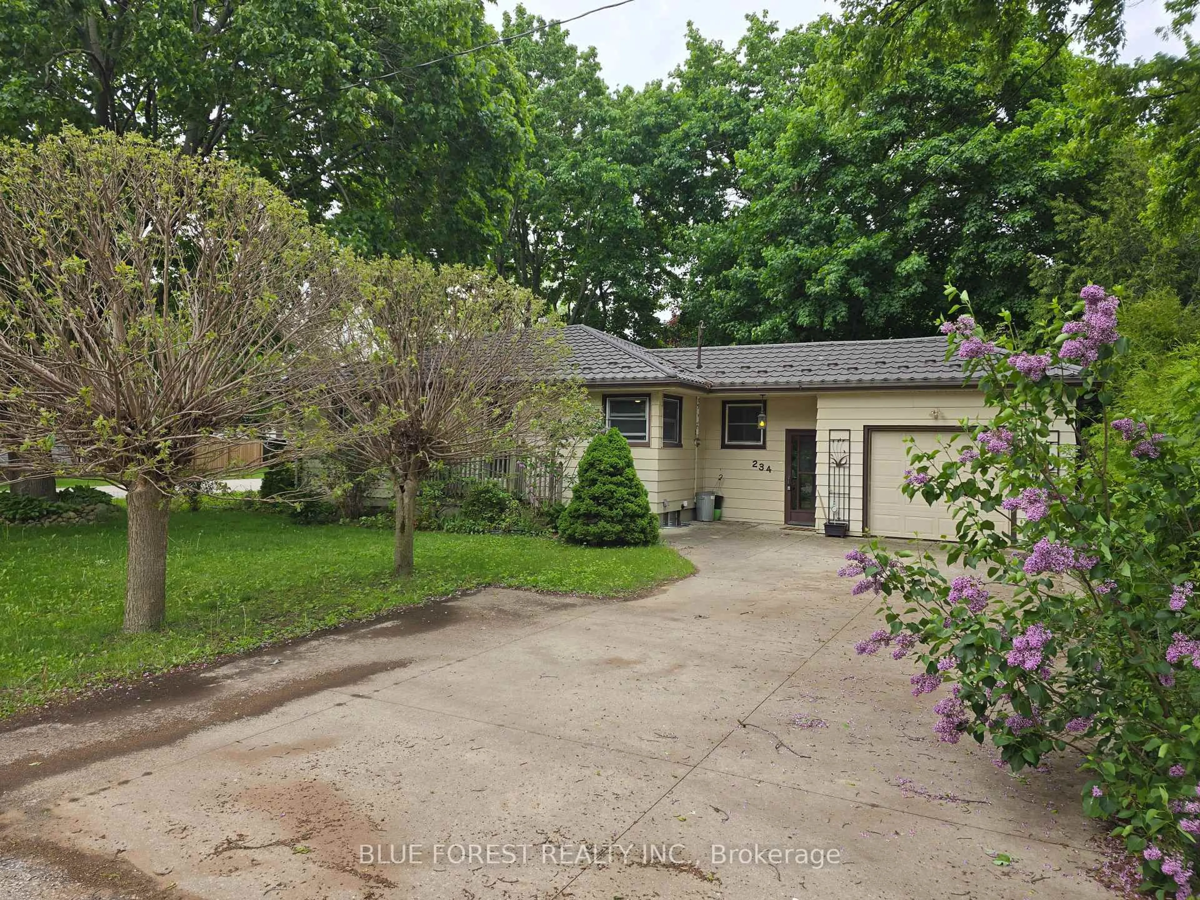 A pic from outside/outdoor area/front of a property/back of a property/a pic from drone, street for 234 Flora St, West Elgin Ontario N0L 2C0