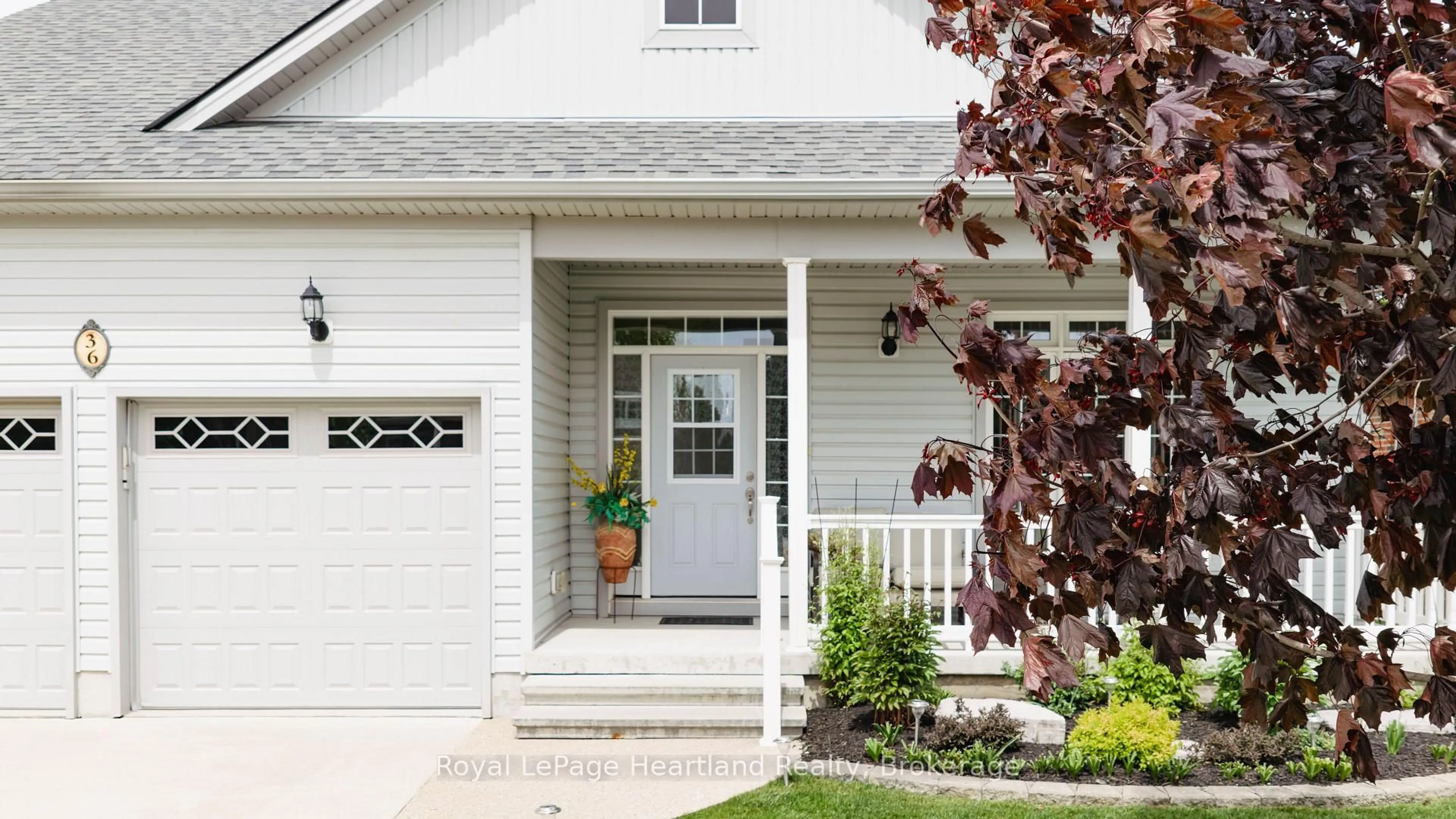 Home with vinyl exterior material, street for 36 Stornoway Cres, Huron East Ontario N0K 1W0