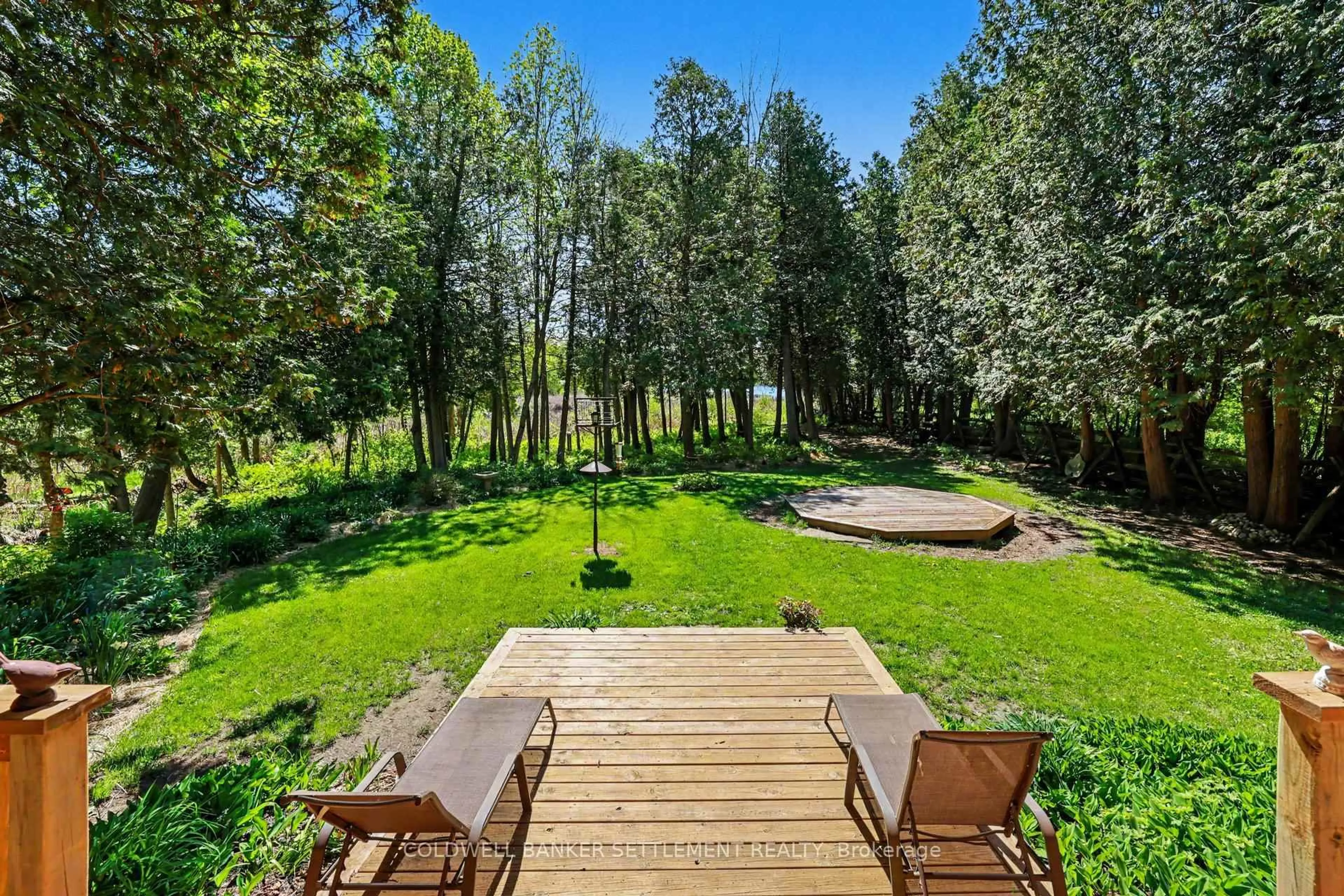 Patio, forest/trees view for 926 Poonamalie Side Rd, Smiths Falls Ontario K7A 4S4