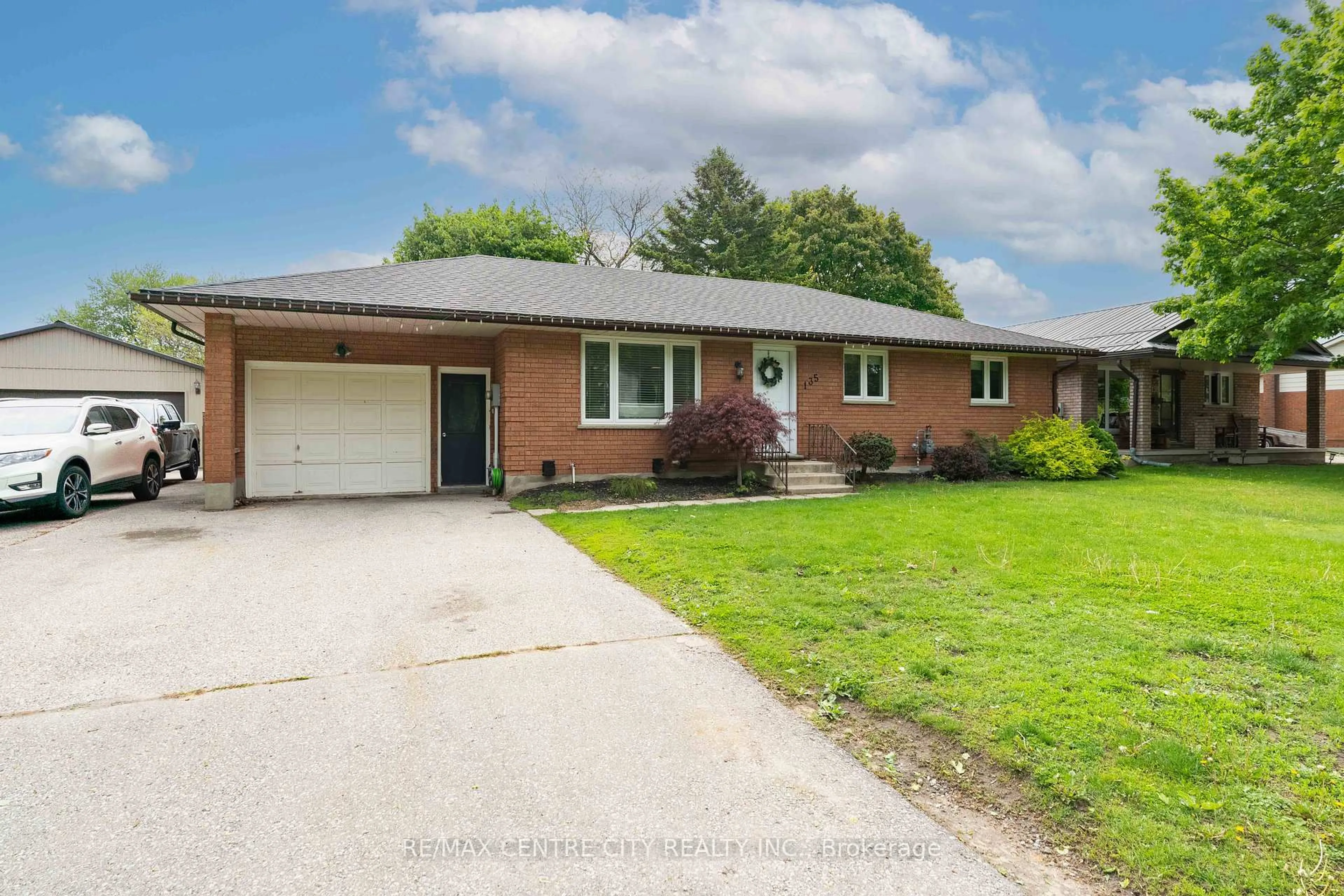 Home with brick exterior material, street for 135 Caverly Rd, Aylmer Ontario N5H 3C4