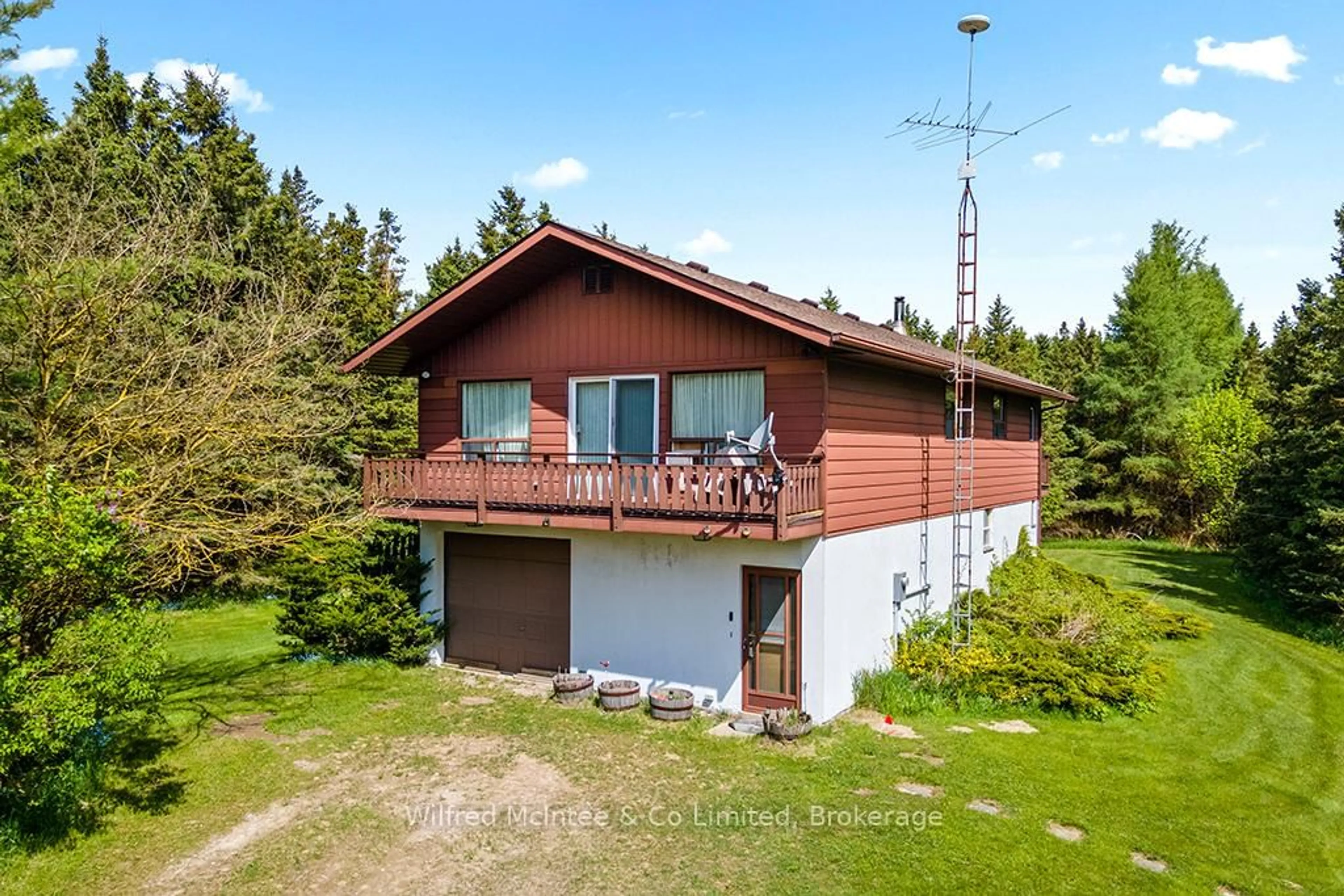 A pic from outside/outdoor area/front of a property/back of a property/a pic from drone, unknown for 8446 Line 12, Wellington North Ontario N0G 1N0