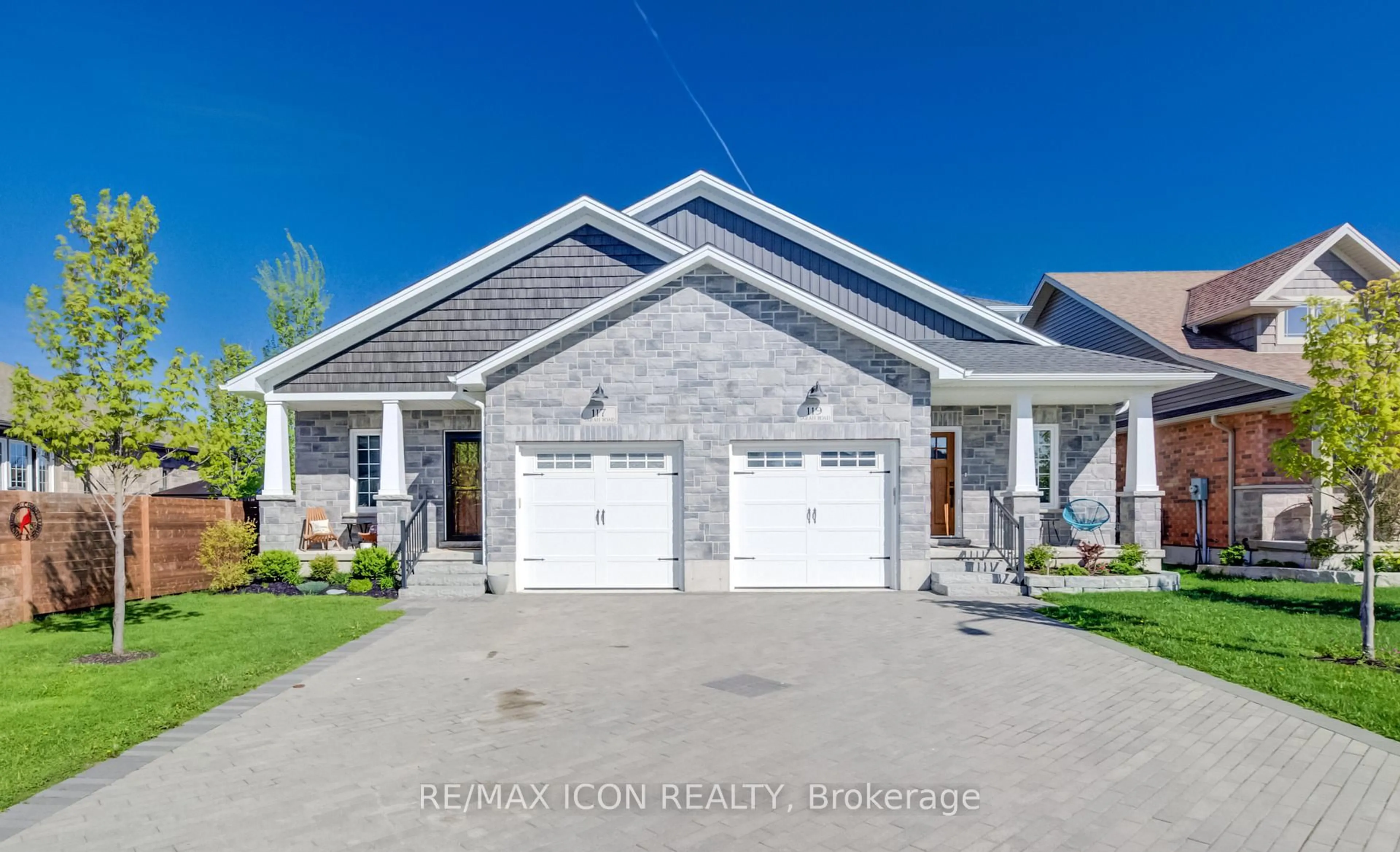 Home with brick exterior material, street for 117 Sarah Rd, Wellington North Ontario N0G 2L2