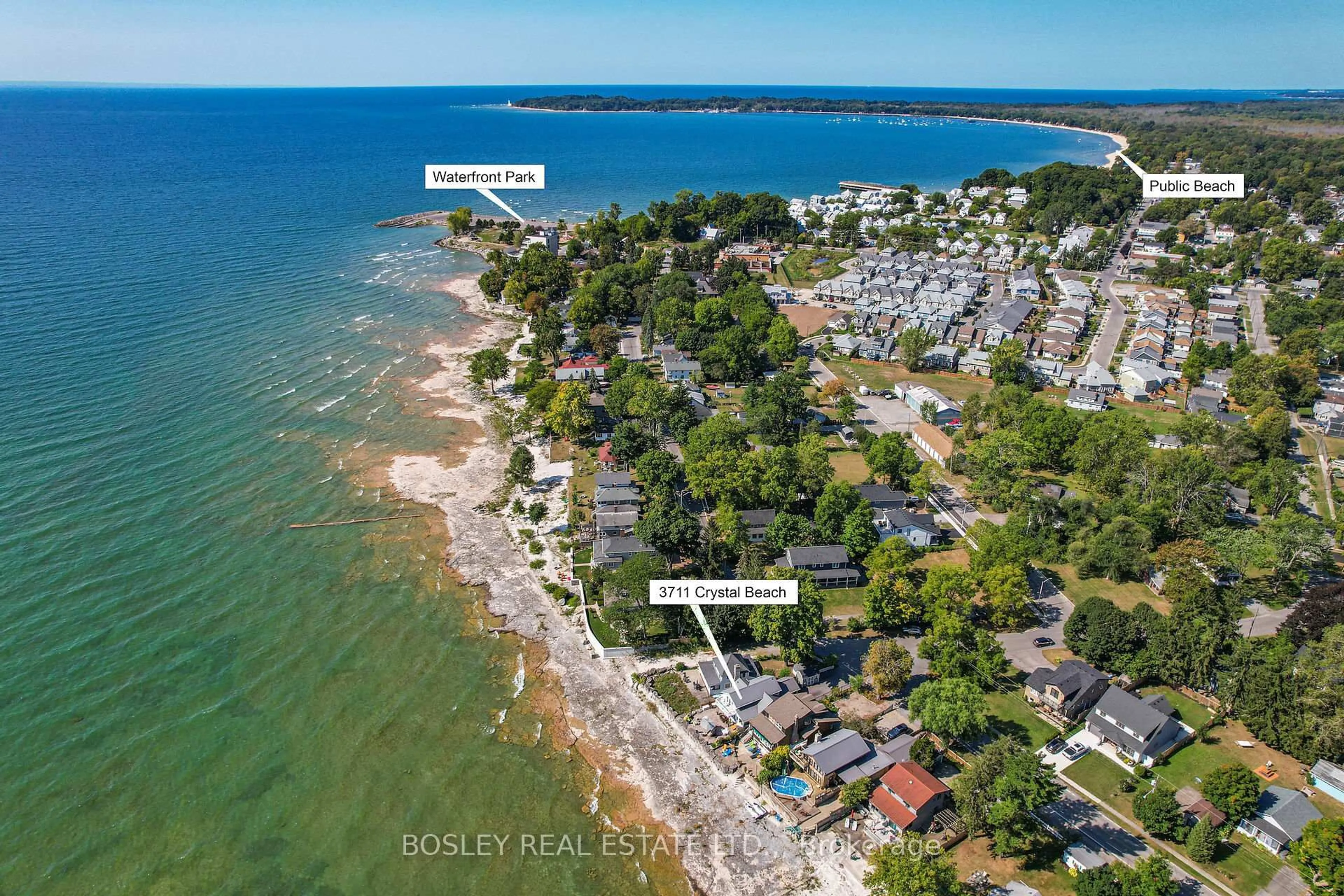 A pic from outside/outdoor area/front of a property/back of a property/a pic from drone, water/lake/river/ocean view for 3711 CRYSTAL BEACH Dr, Fort Erie Ontario L0S 1B0