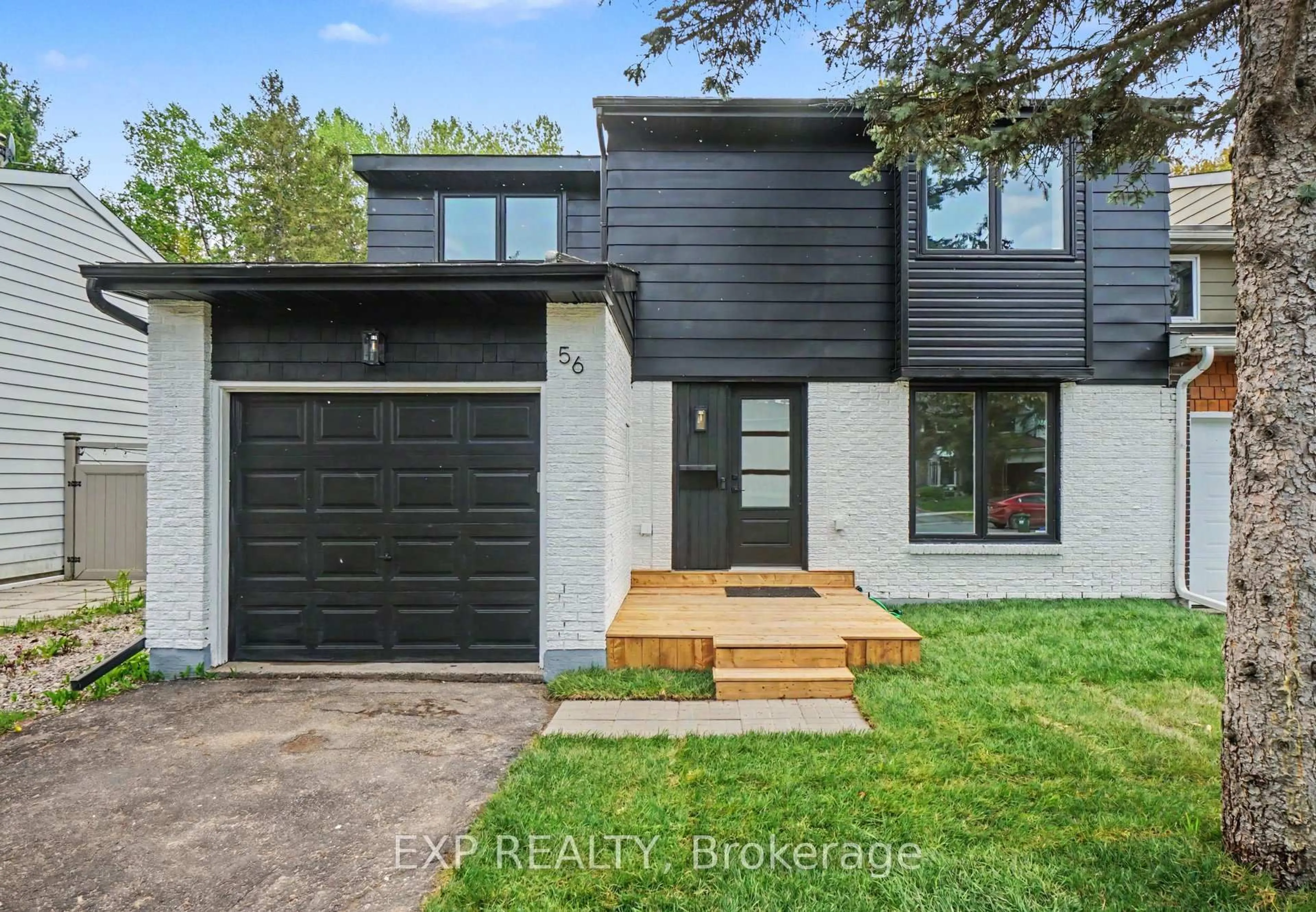 Home with brick exterior material, street for 56 Glen Park Dr, Ottawa Ontario K1B 3Z2