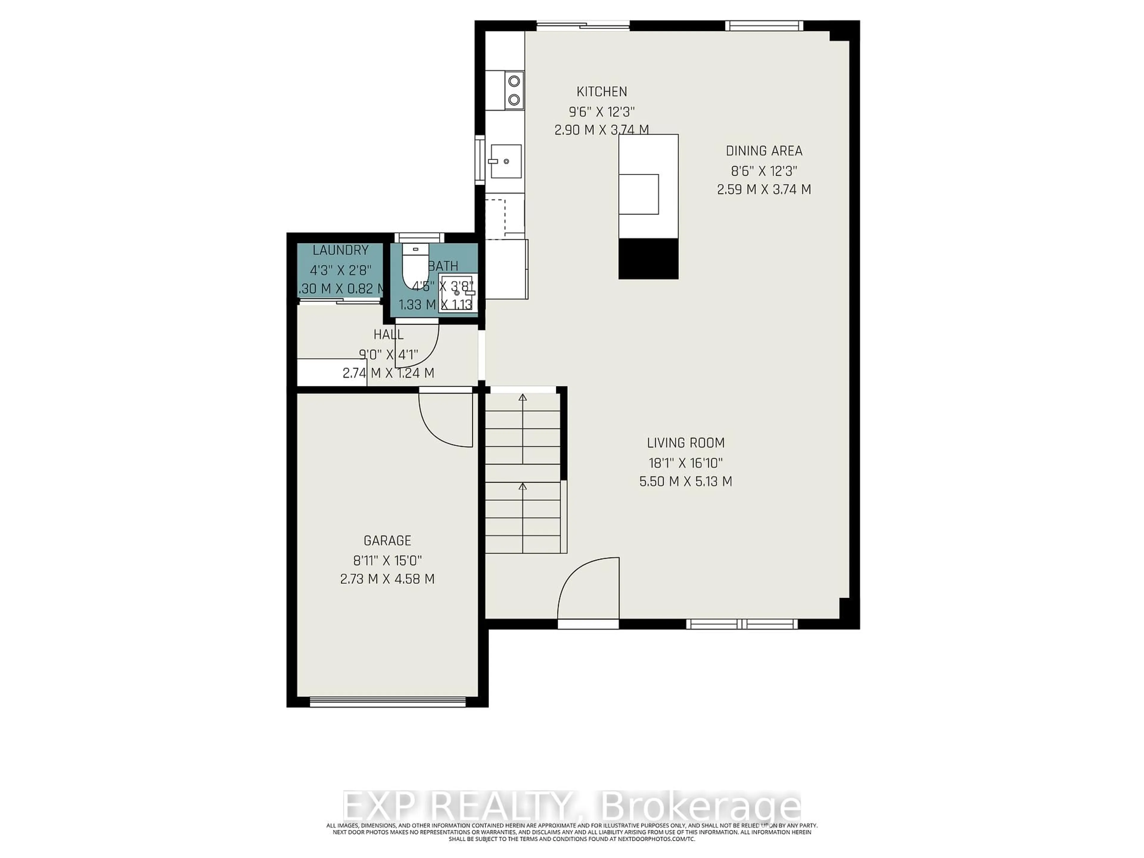Floor plan for 56 Glen Park Dr, Ottawa Ontario K1B 3Z2