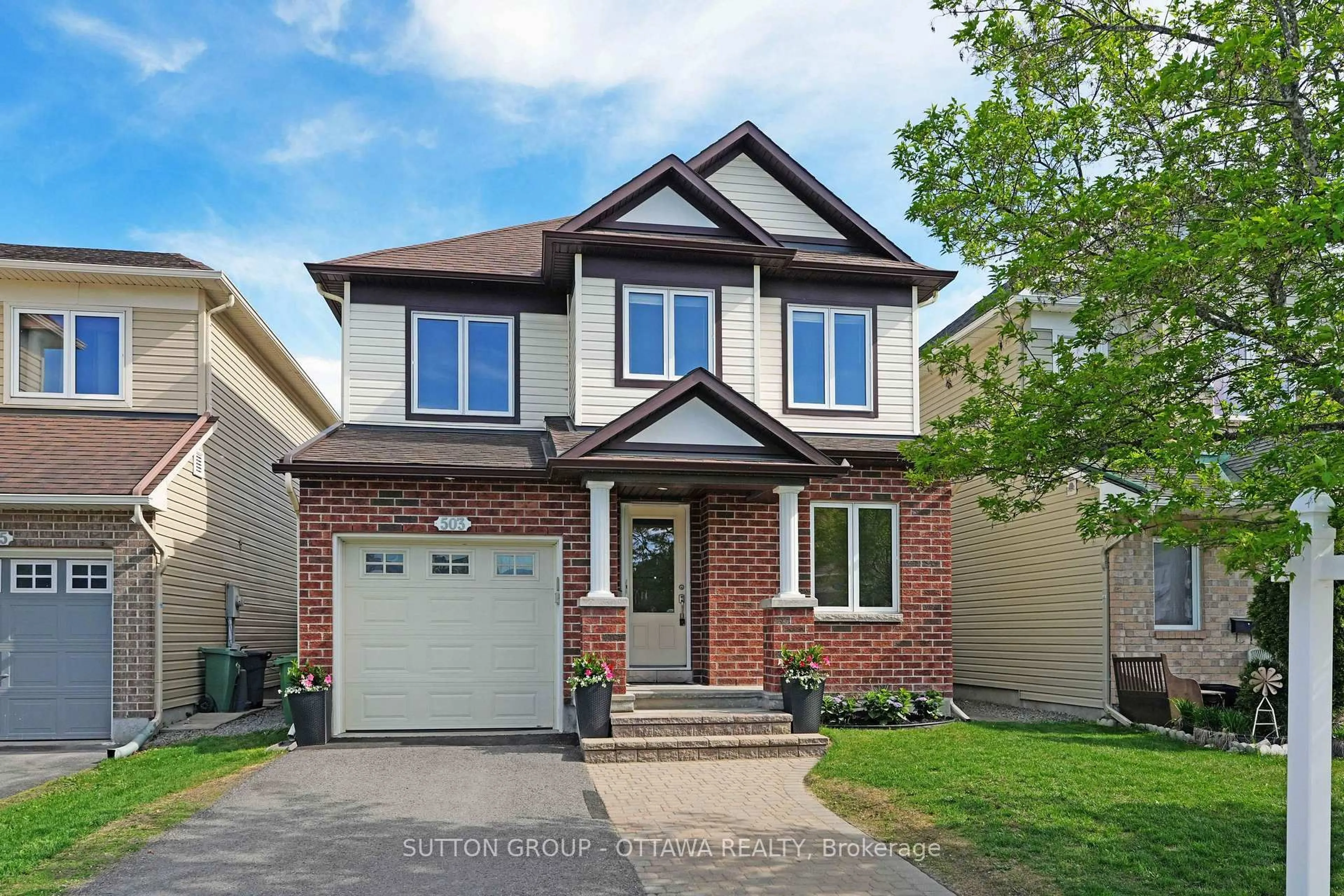 Home with brick exterior material, street for 503 Harvest Valley Ave, Ottawa Ontario K4A 0R1
