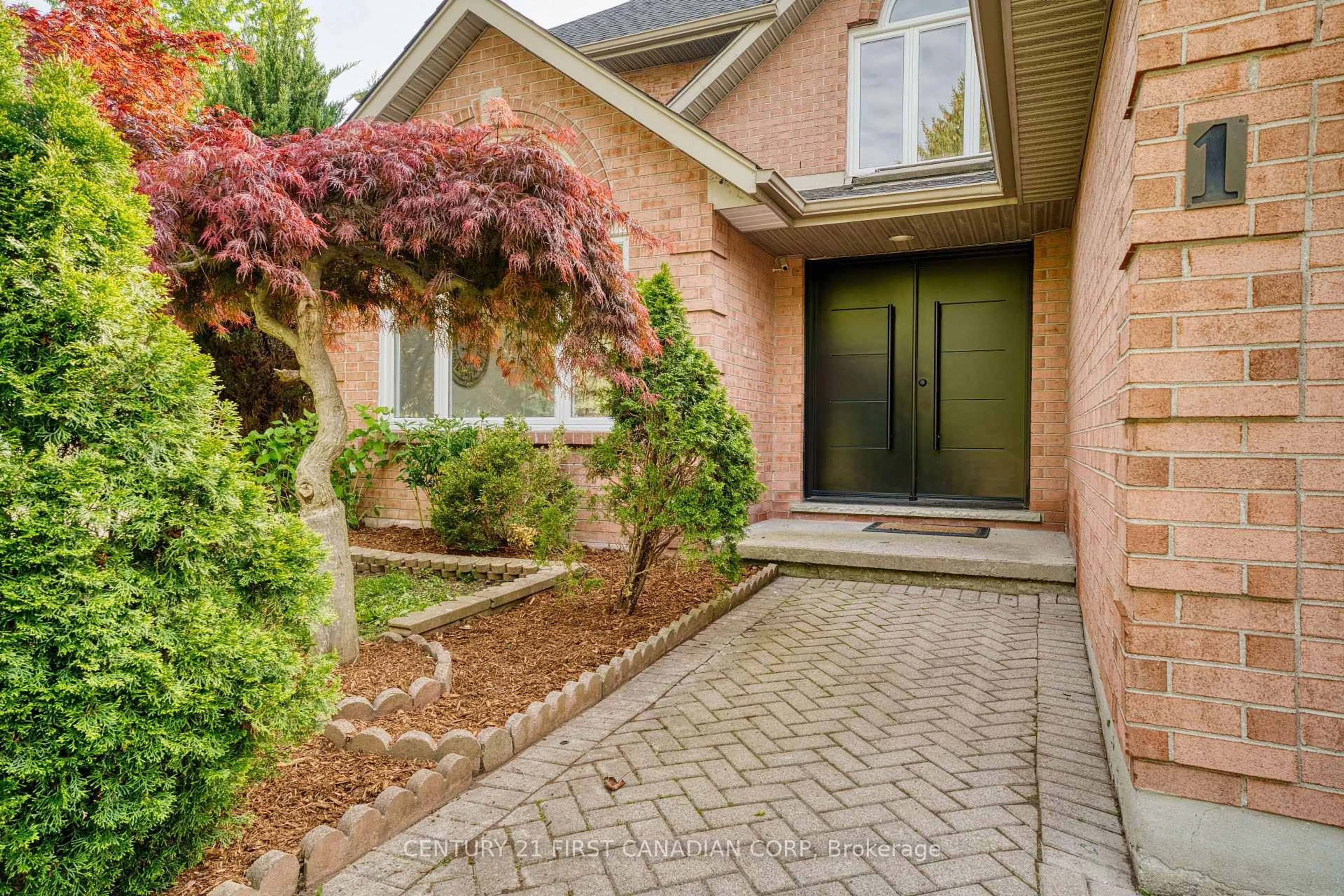 Home with brick exterior material, street for 1 Caithness Crt, London North Ontario N5X 3S2