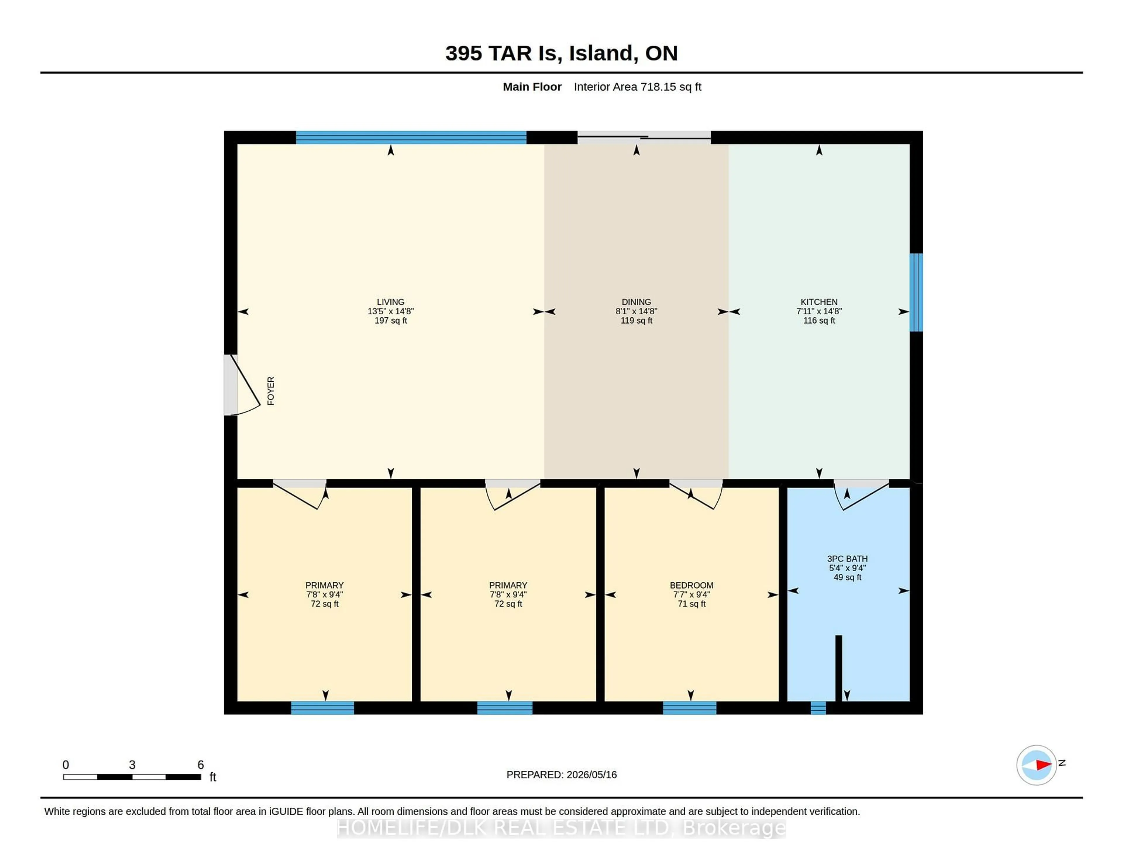 Floor plan for 395 Tar Island, Leeds and the Thousand Islands Ontario K0E 1R0
