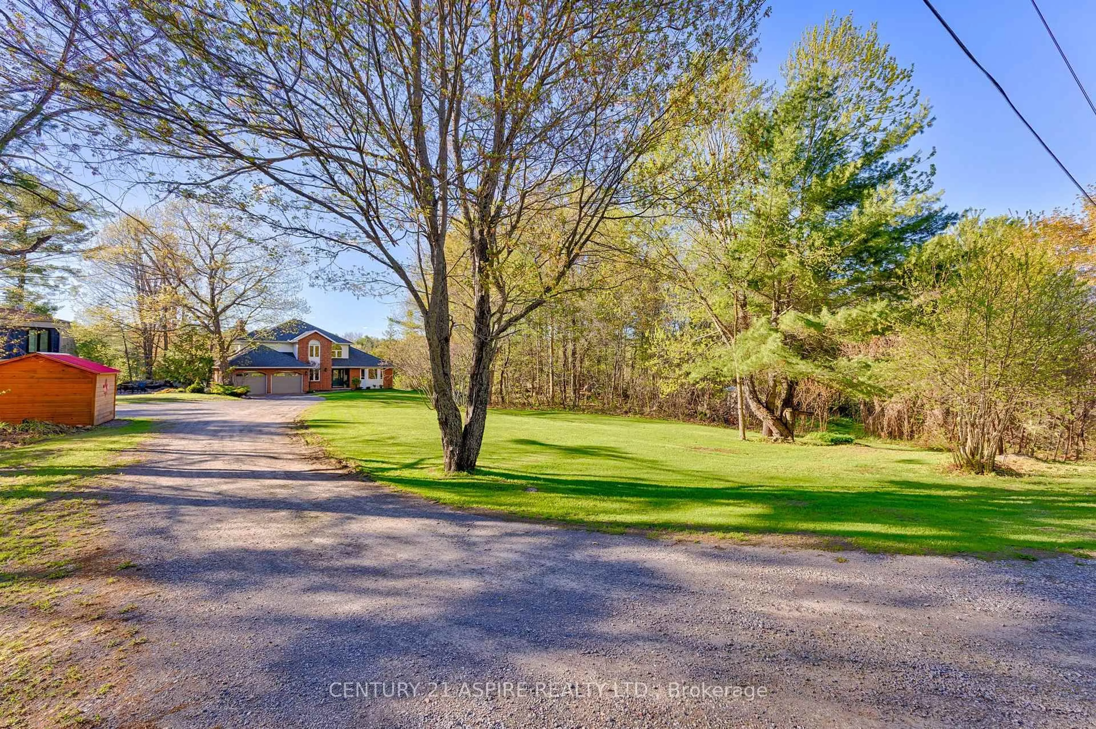 A pic from outside/outdoor area/front of a property/back of a property/a pic from drone, water/lake/river/ocean view for 284 Rantz Rd, Petawawa Ontario K8H 2W8