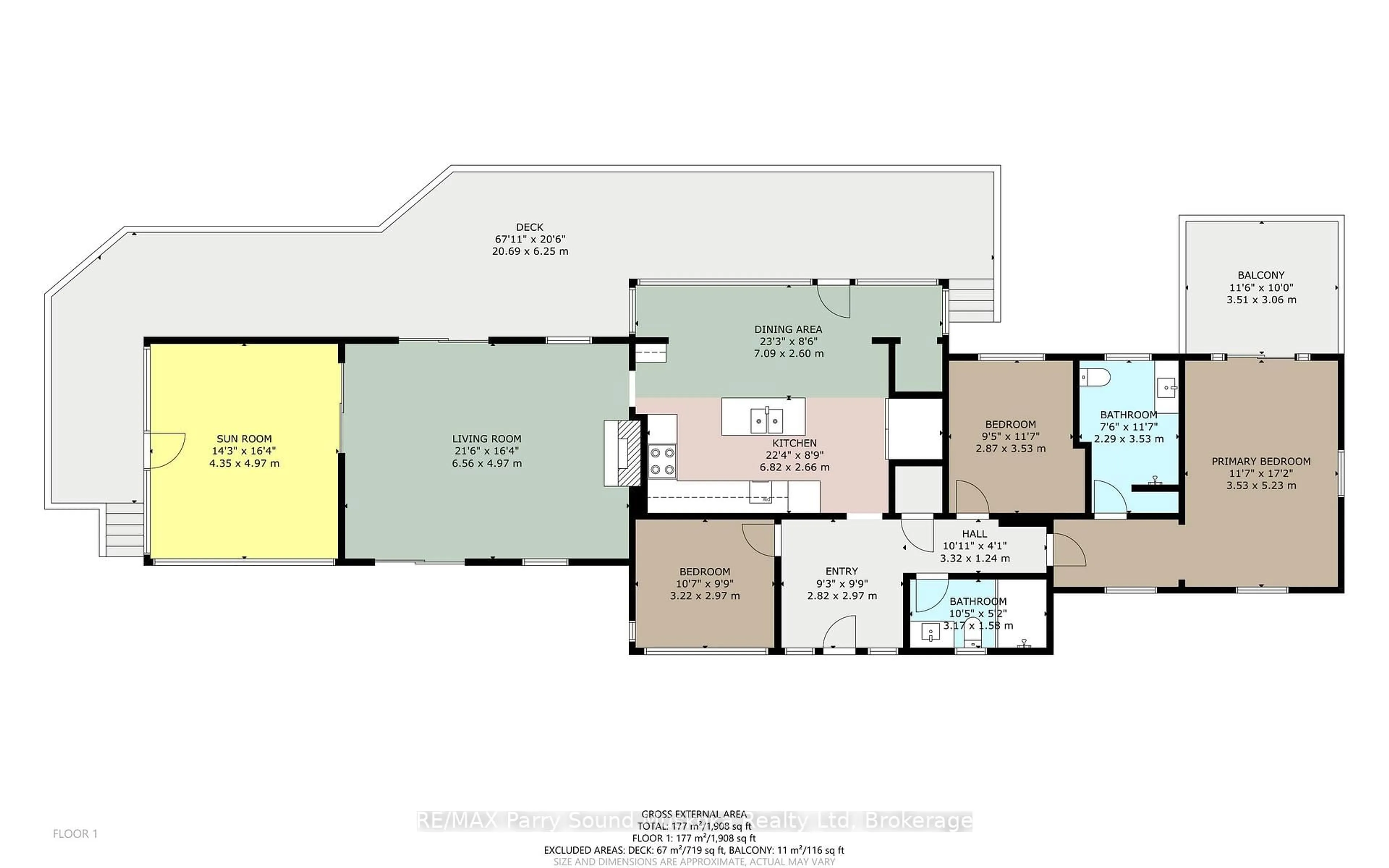 Floor plan for 2 A258 Island, The Archipelago Ontario P0G 1K0