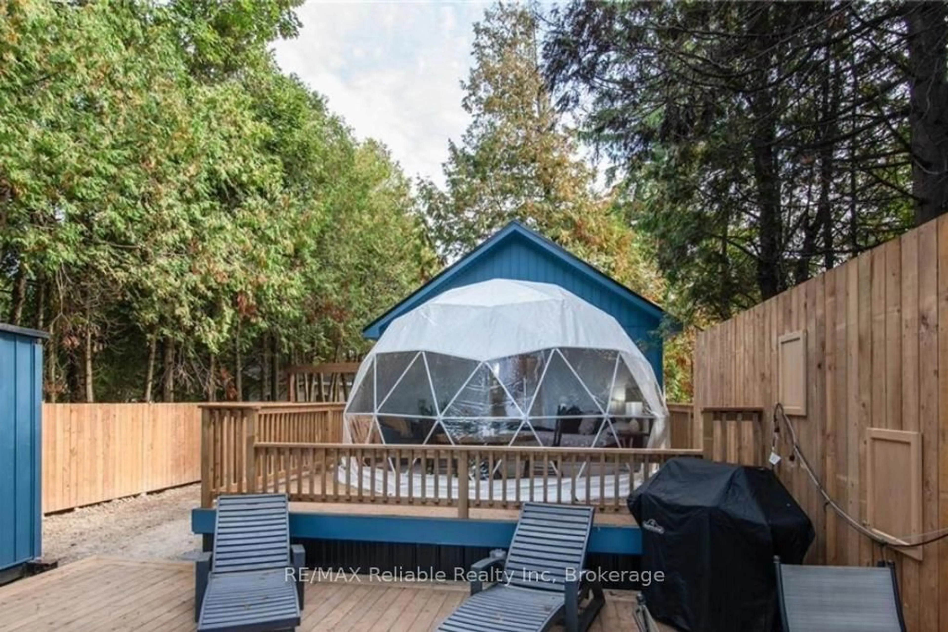 Patio, forest/trees view for 79265 Fuller Dr, Central Huron Ontario N7A 3X8