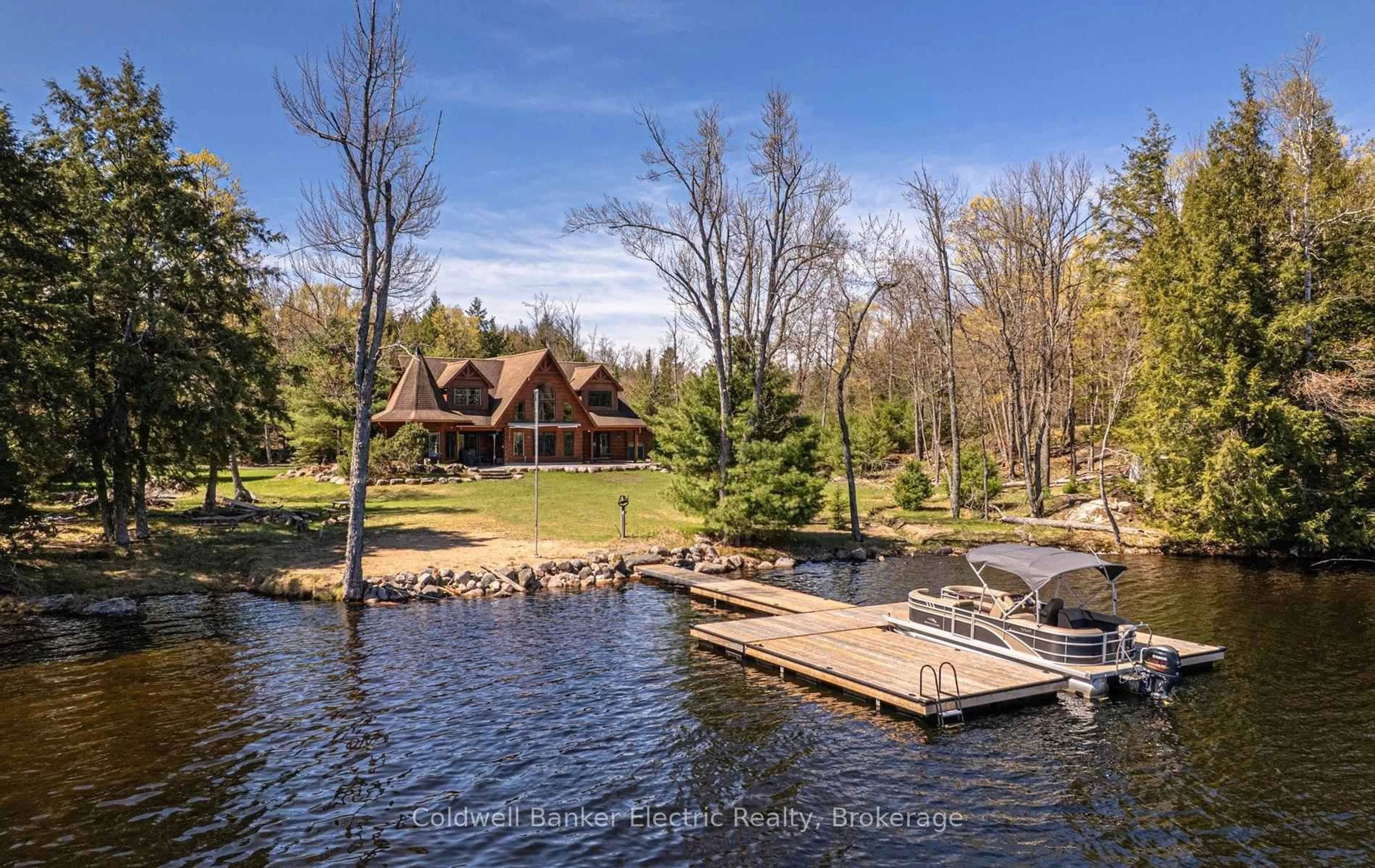 A pic from outside/outdoor area/front of a property/back of a property/a pic from drone, water/lake/river/ocean view for 50 Fire Route 85E, Havelock-Belmont-Methuen Ontario K0L 1A0