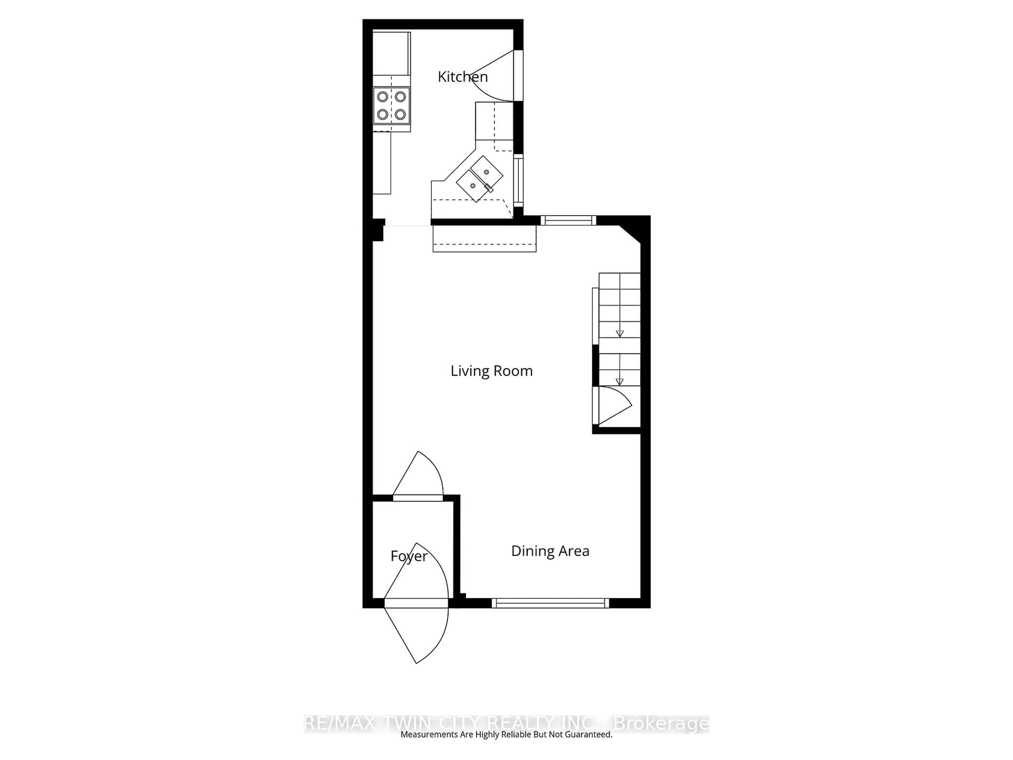 Floor plan for 23 Britannia Ave, Hamilton Ontario L8H 1W3