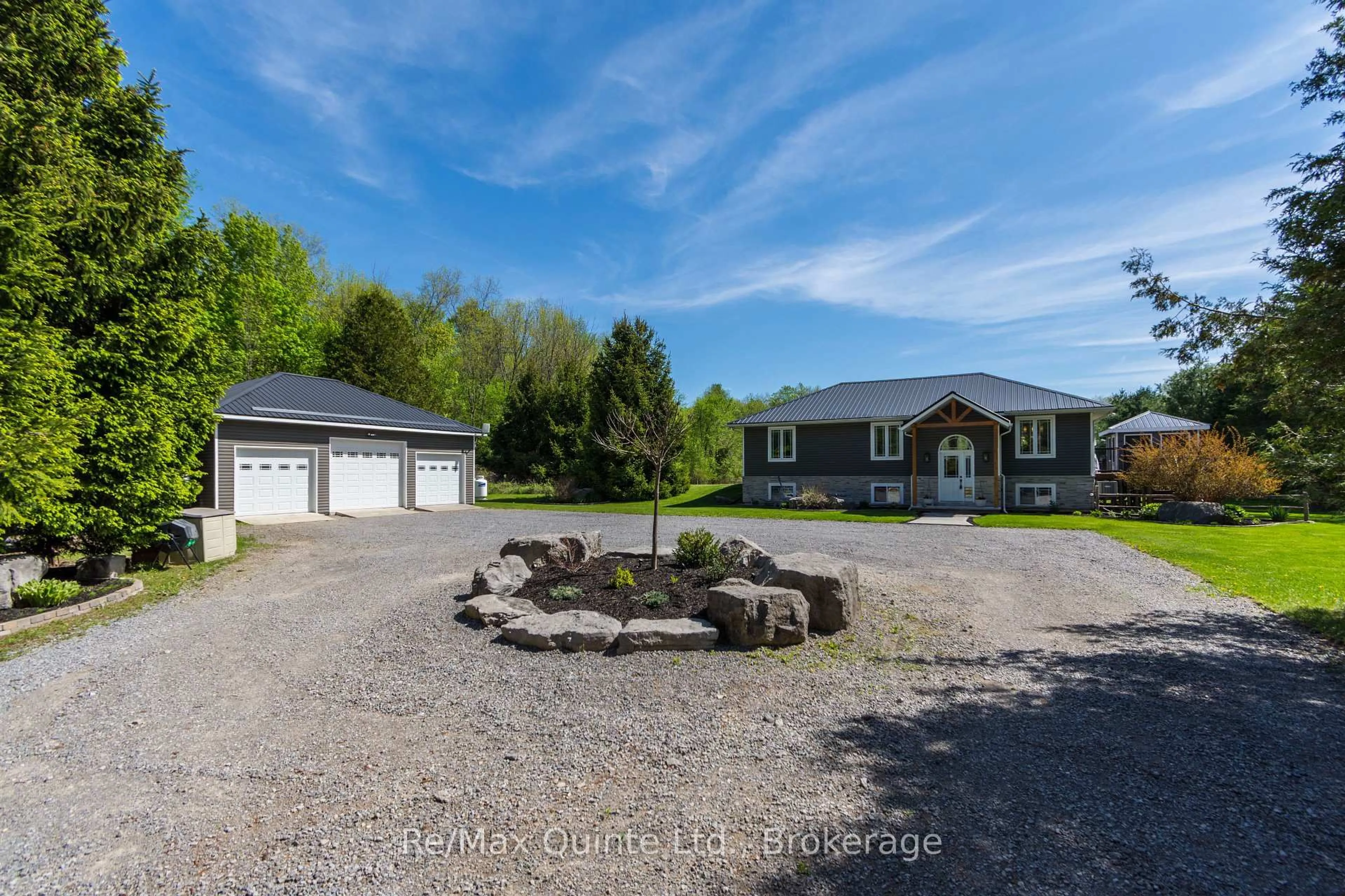 A pic from outside/outdoor area/front of a property/back of a property/a pic from drone, unknown for 475 Douglas Rd, Madoc Ontario K0K 2K0