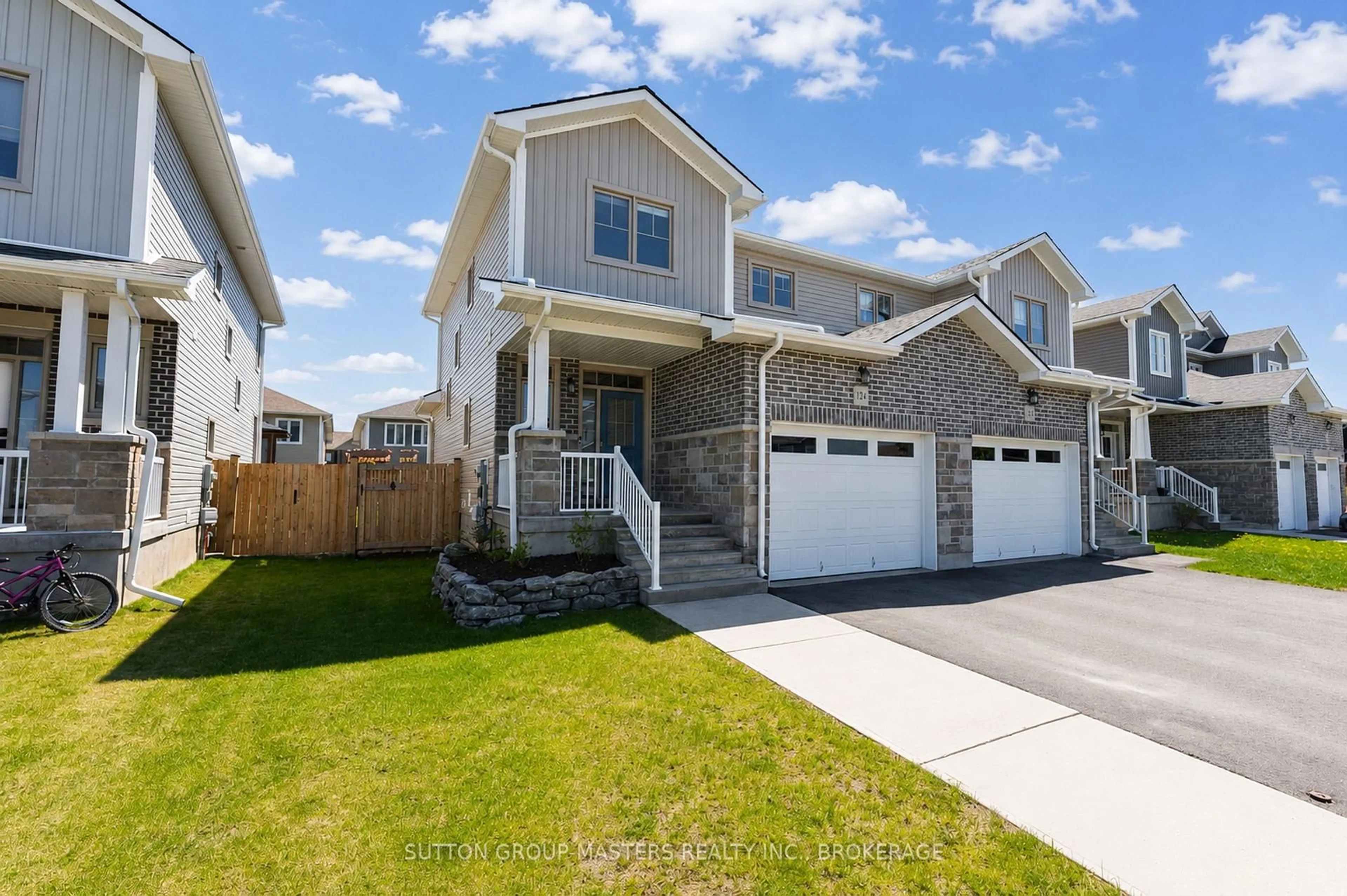 Home with vinyl exterior material, street for 124 Hazlett St, Loyalist Ontario K7N 0C1