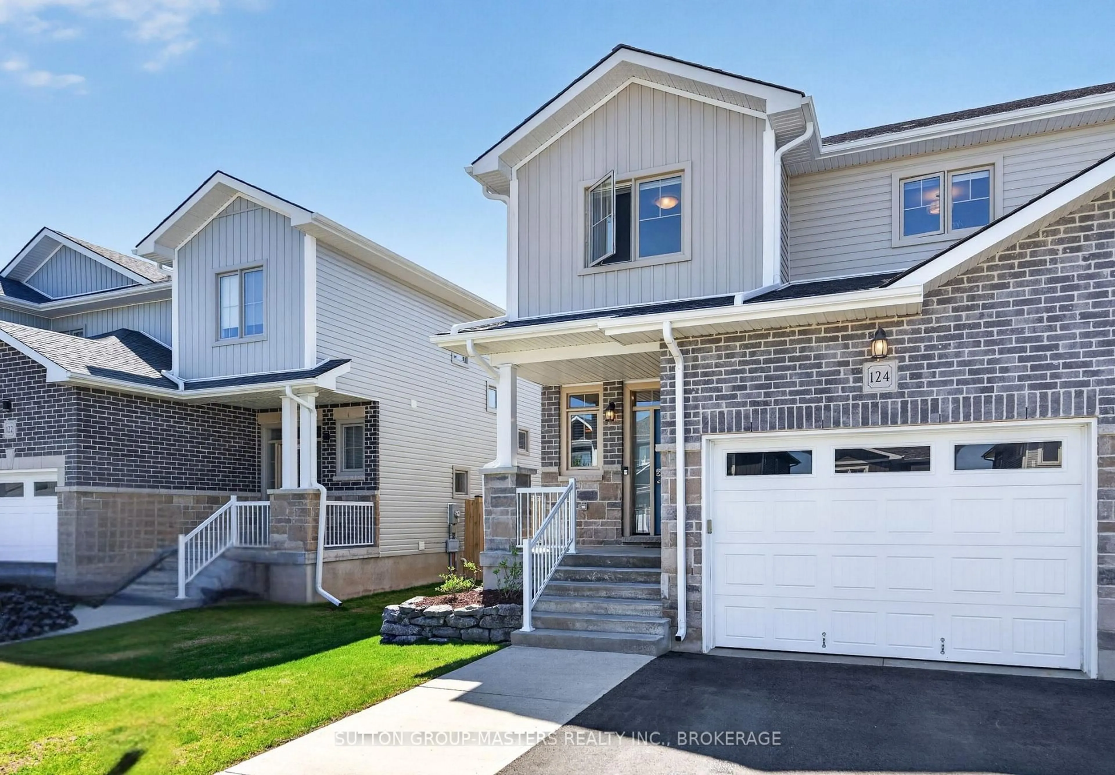 Home with vinyl exterior material, street for 124 Hazlett St, Loyalist Ontario K7N 0C1