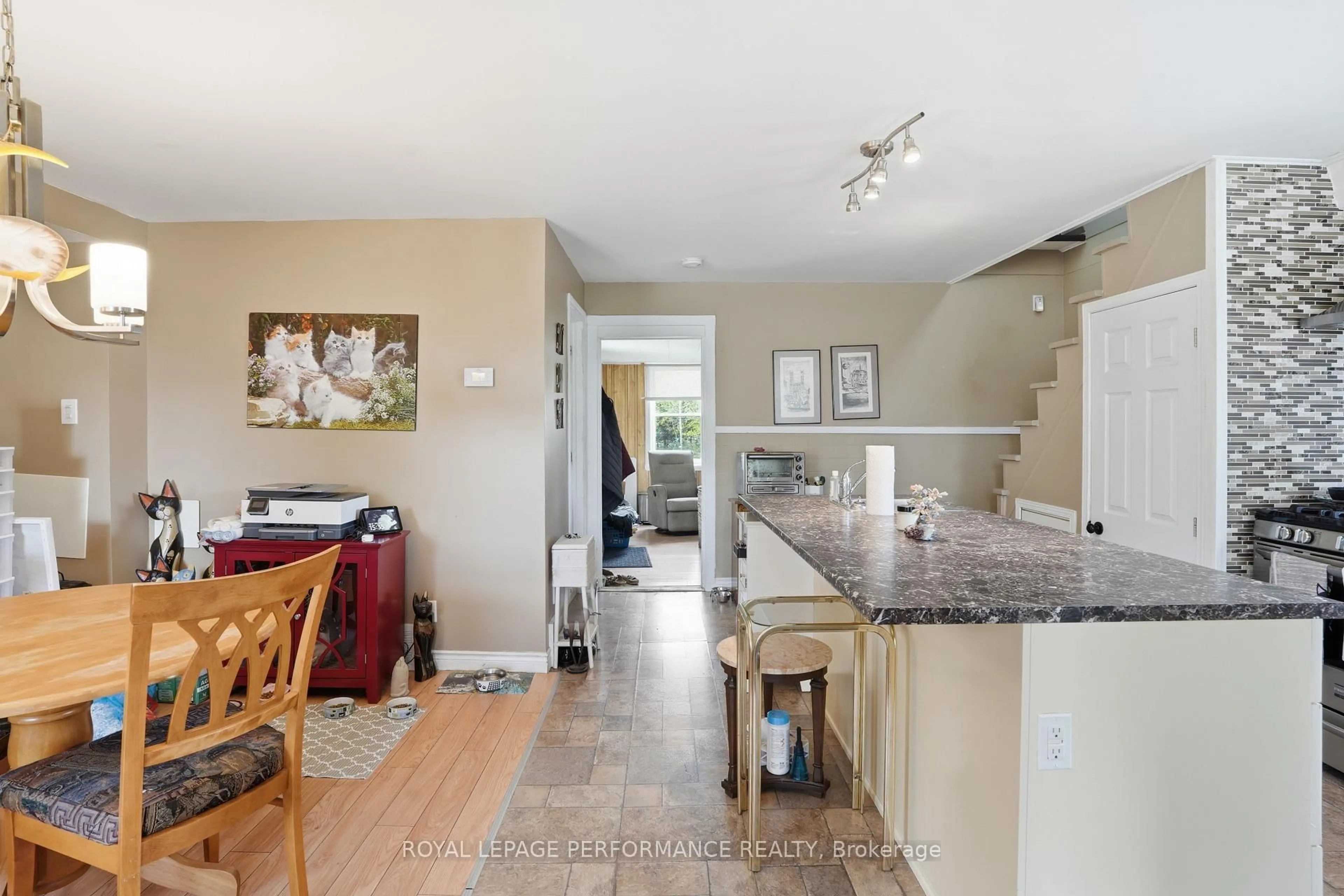 Open concept kitchen, ceramic/tile floor for 378 St. Joseph St, Alfred and Plantagenet Ontario K0B 1A0