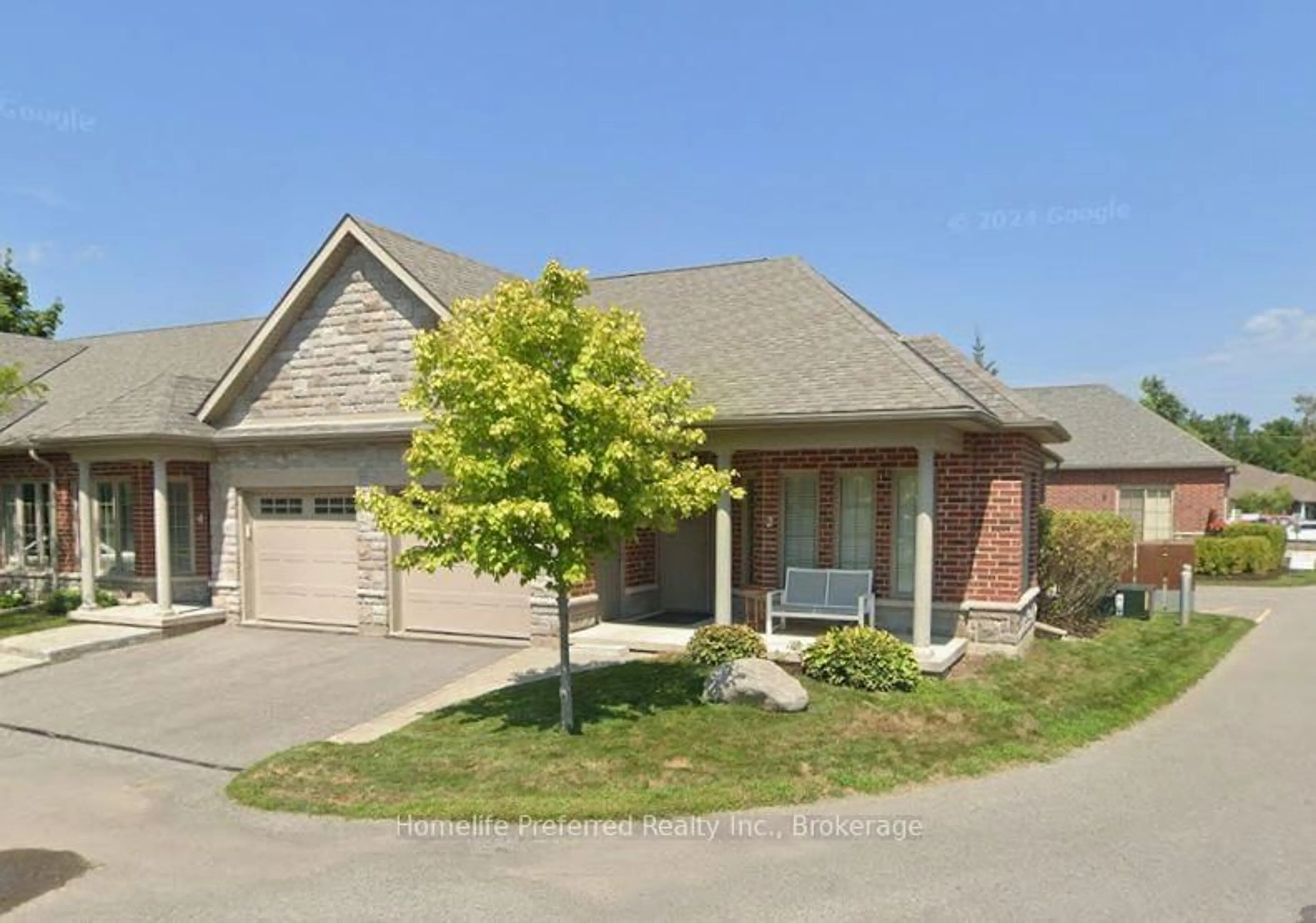 Home with brick exterior material, street for 2 Calberry Crt, Selwyn Ontario K0L 2H0