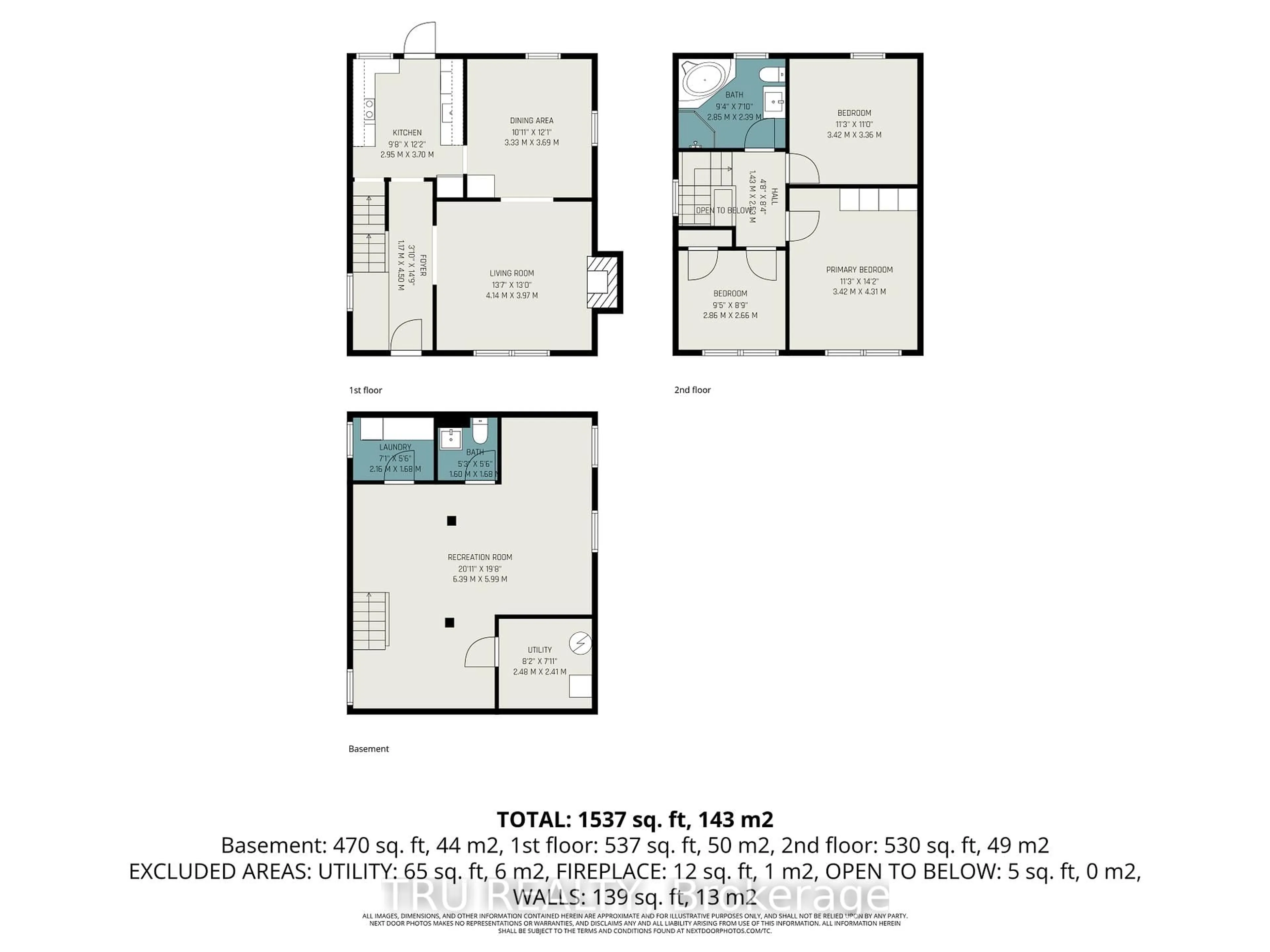 Floor plan for 5 Grove Ave, Ottawa Ontario K1S 3A5