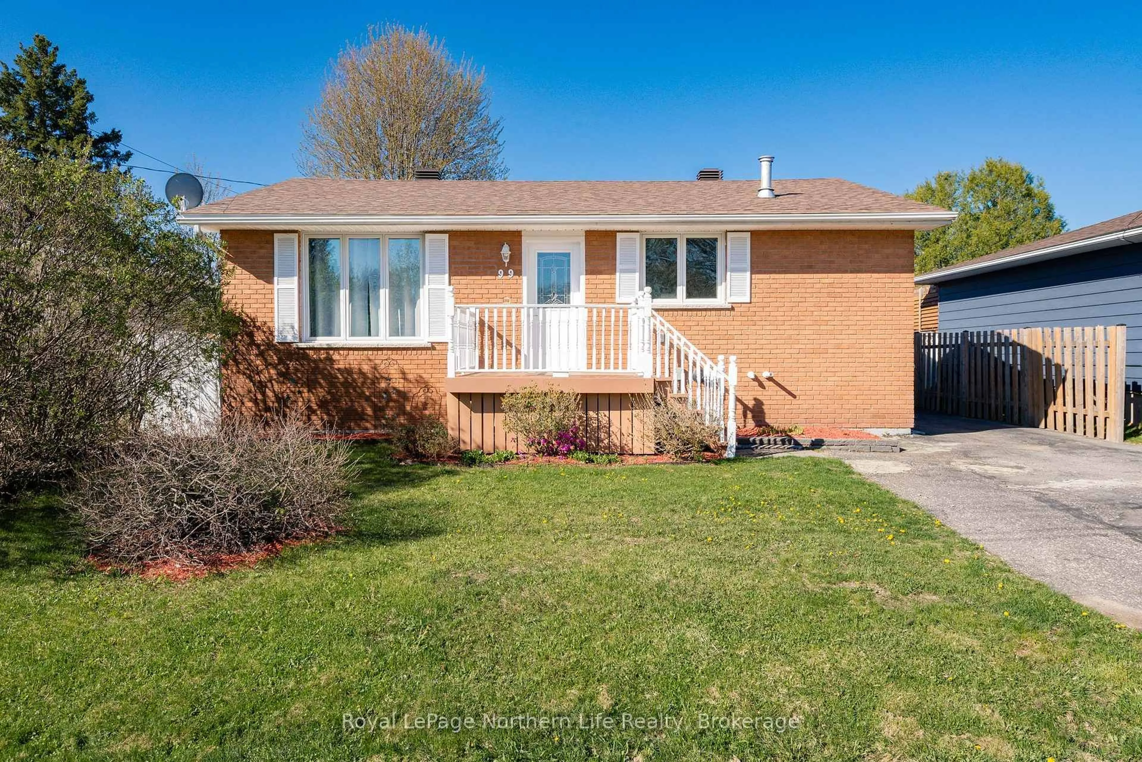 Home with brick exterior material, street for 99 Strathcona Dr, North Bay Ontario P1A 2N5