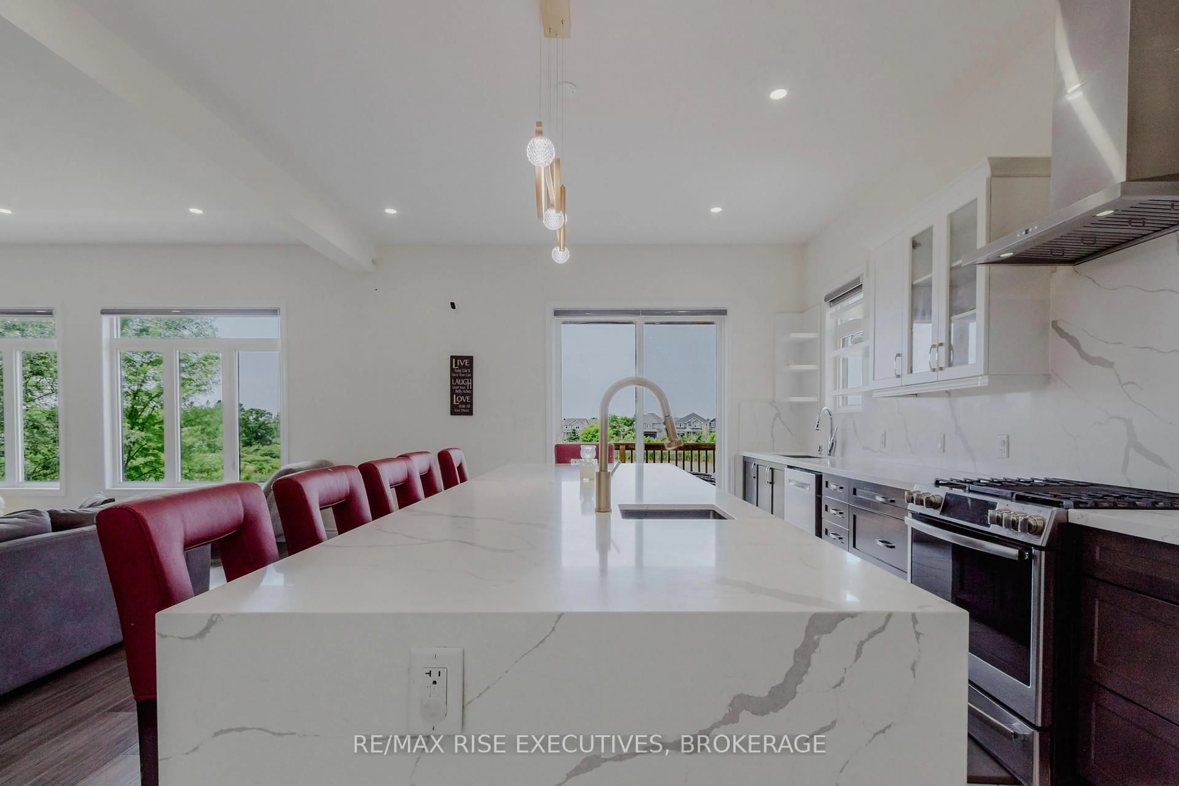 Open concept kitchen, ceramic/tile floor for 491 Beth Cres, Kingston Ontario K7P 0K9