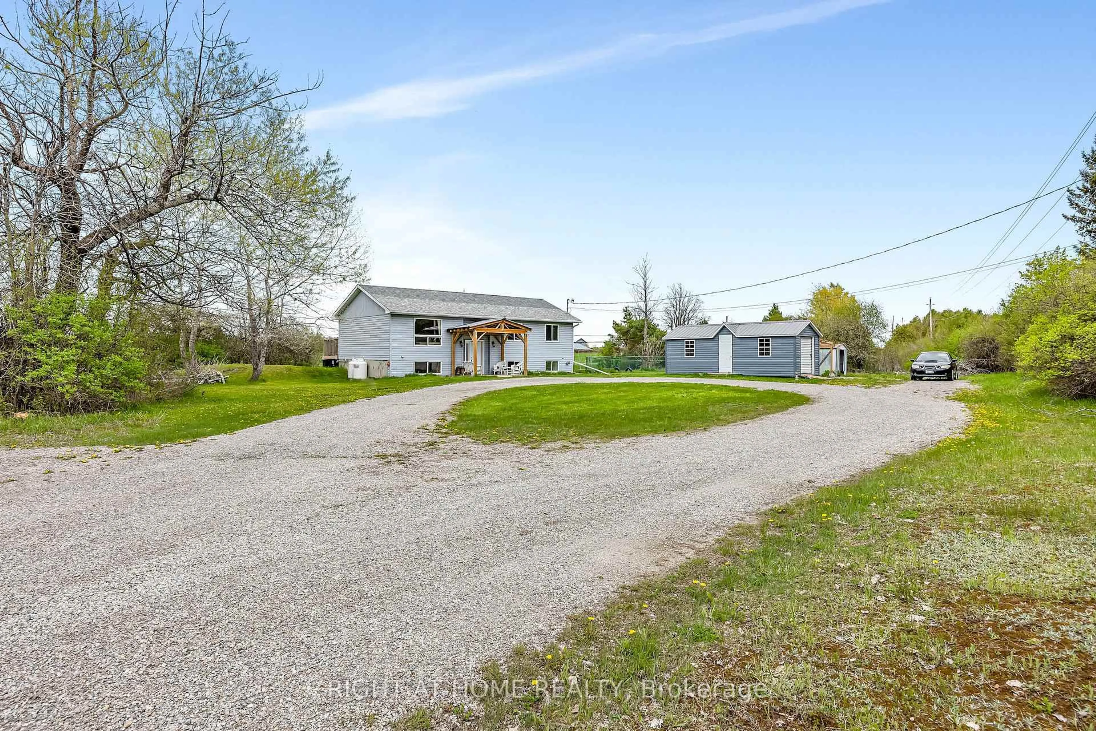 A pic from outside/outdoor area/front of a property/back of a property/a pic from drone, street for 637 Townline Rd, Elizabethtown-Kitley Ontario K7A 4S5