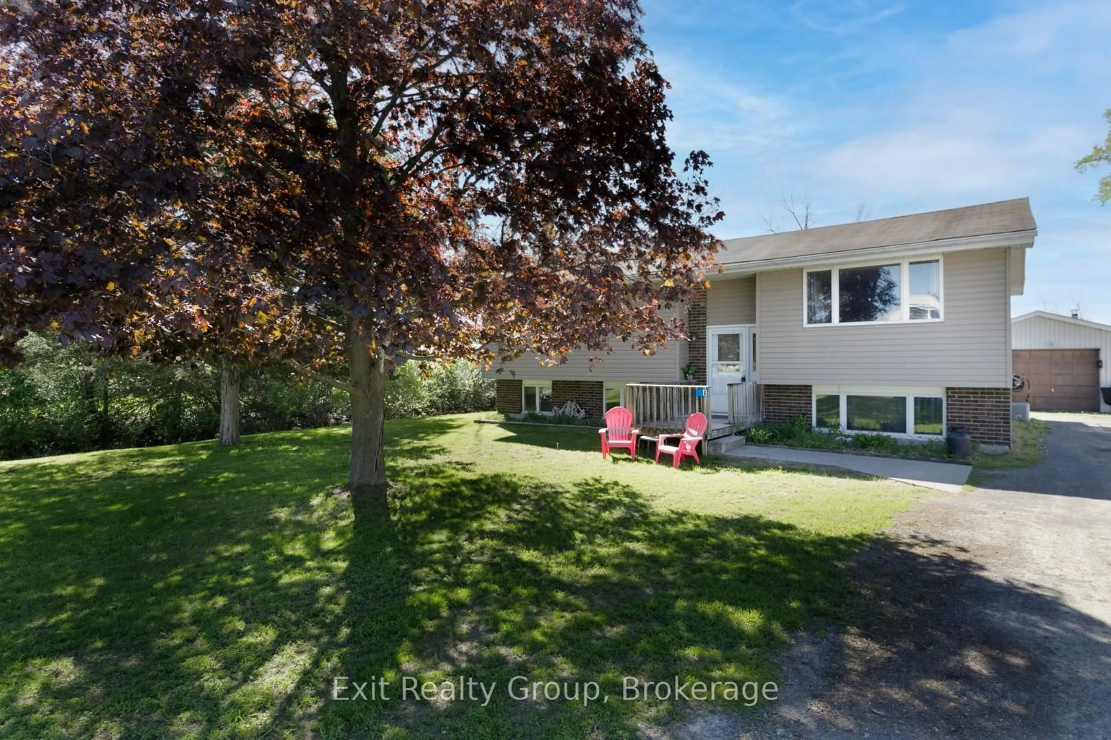A pic from outside/outdoor area/front of a property/back of a property/a pic from drone, street for 13 Huffman Rd, Hastings Ontario K0K 2C0