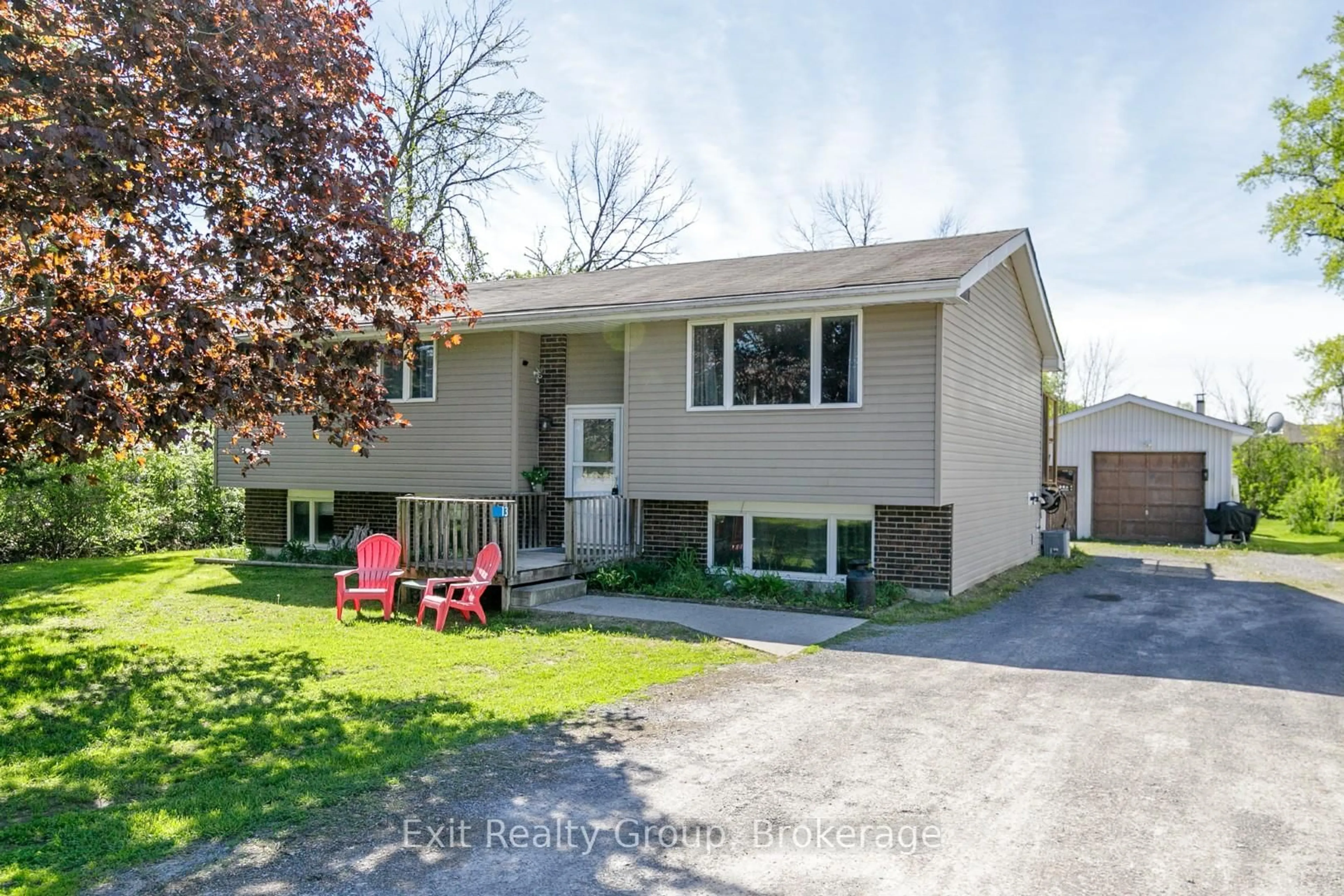 Home with vinyl exterior material, street for 13 Huffman Rd, Hastings Ontario K0K 2C0