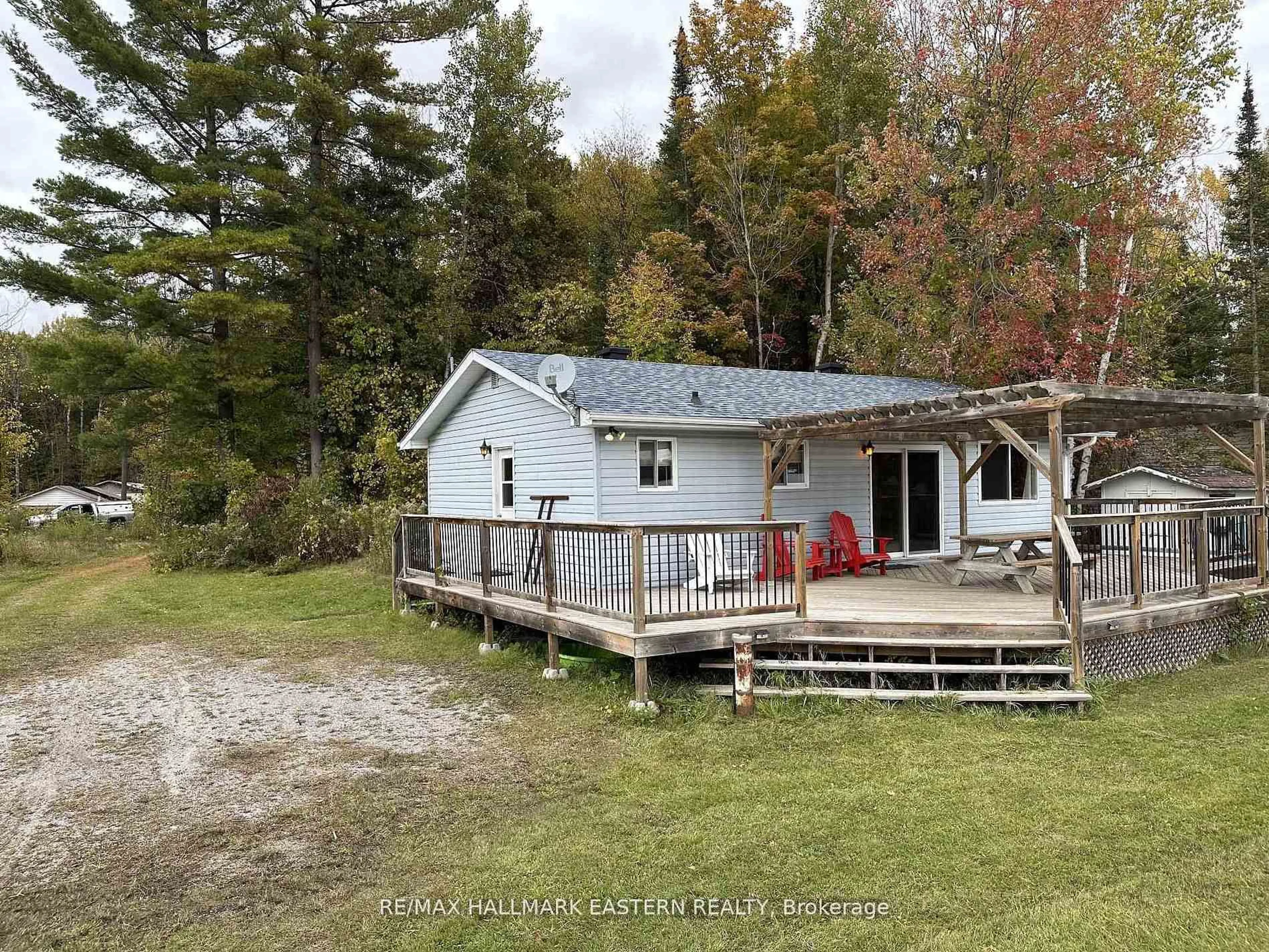 A pic from outside/outdoor area/front of a property/back of a property/a pic from drone, water/lake/river/ocean view for 40 Arrow Bay Rd #Lot 23-20-6, Curve Lake First Nation 35 Ontario K9L 9R0