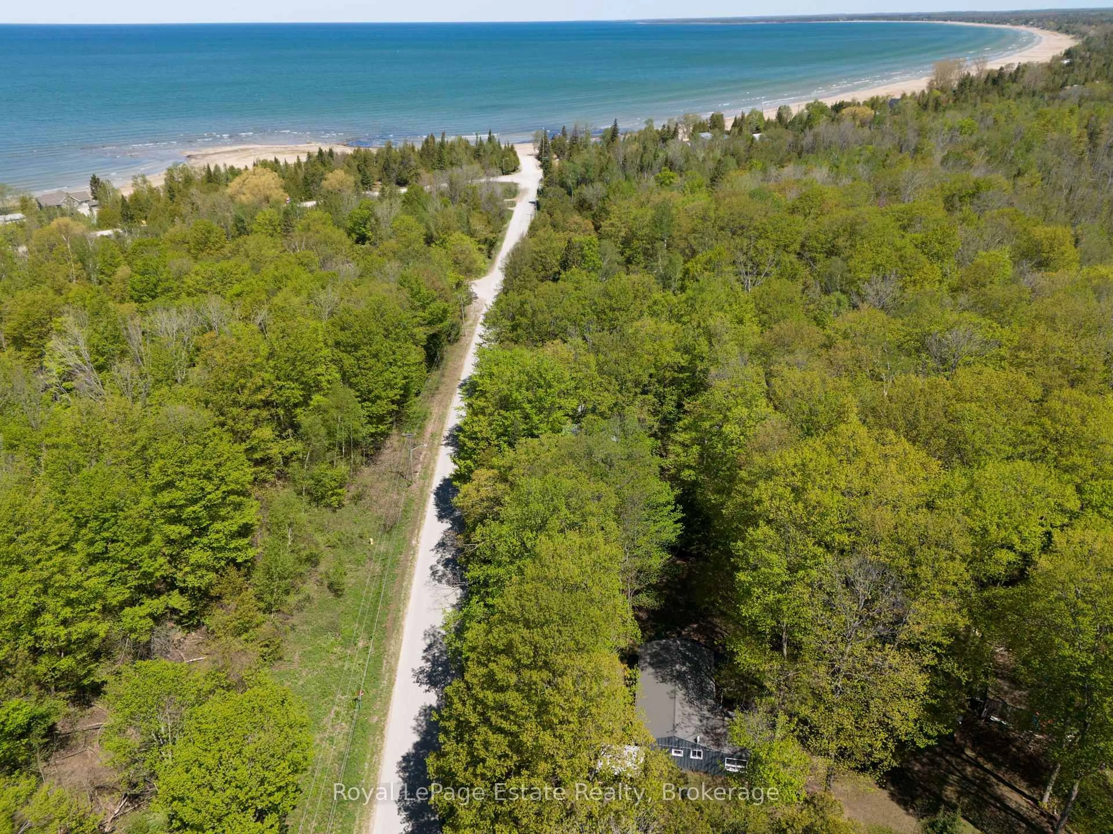 A pic from outside/outdoor area/front of a property/back of a property/a pic from drone, water/lake/river/ocean view for 1076 FRENCH BAY Rd, Native Leased Lands Ontario N0H 2G0