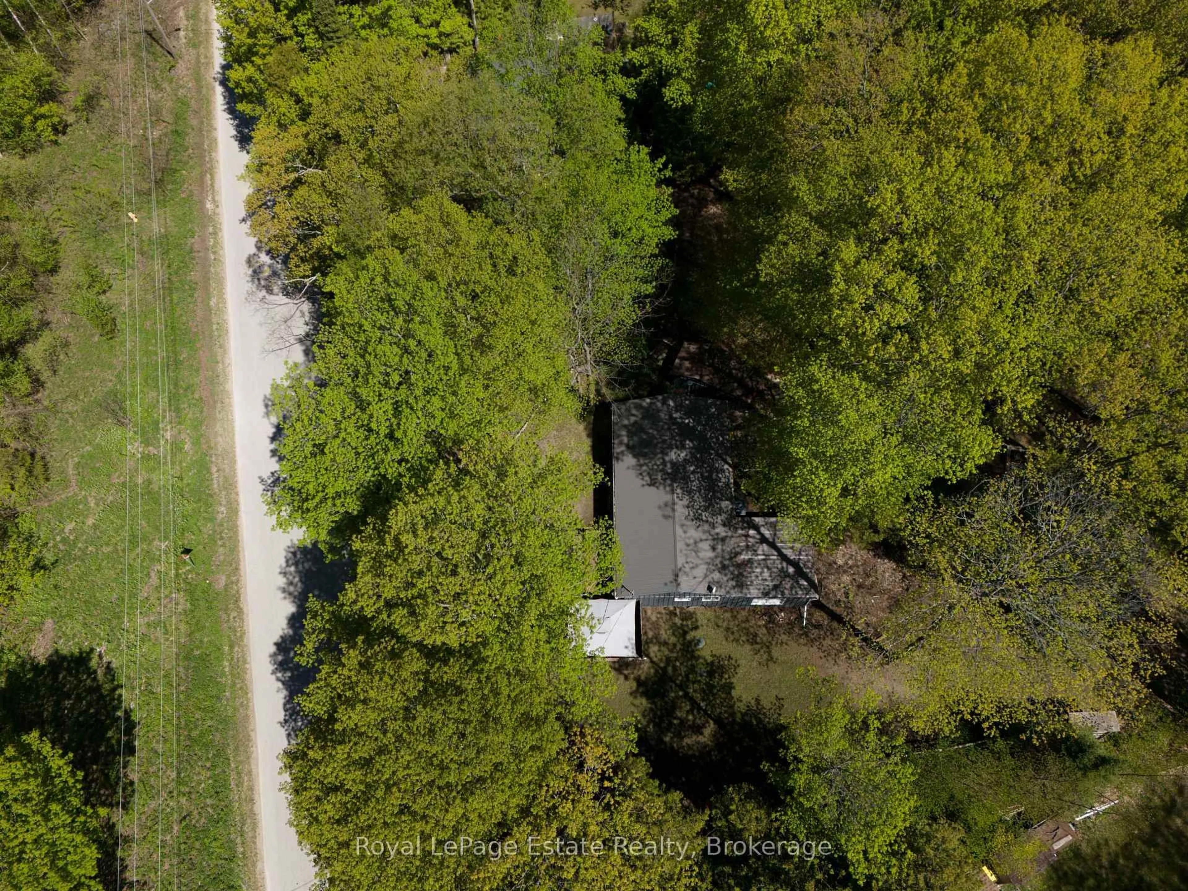 A pic from outside/outdoor area/front of a property/back of a property/a pic from drone, forest/trees view for 1076 FRENCH BAY Rd, Native Leased Lands Ontario N0H 2G0
