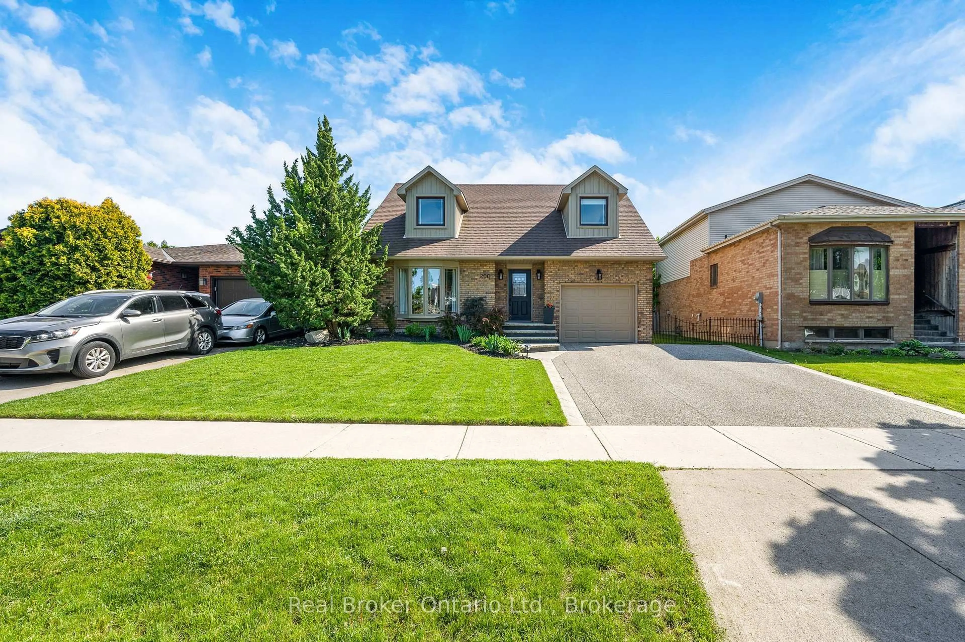 Home with brick exterior material, street for 206 Athenia Dr, Hamilton Ontario L8J 1V8