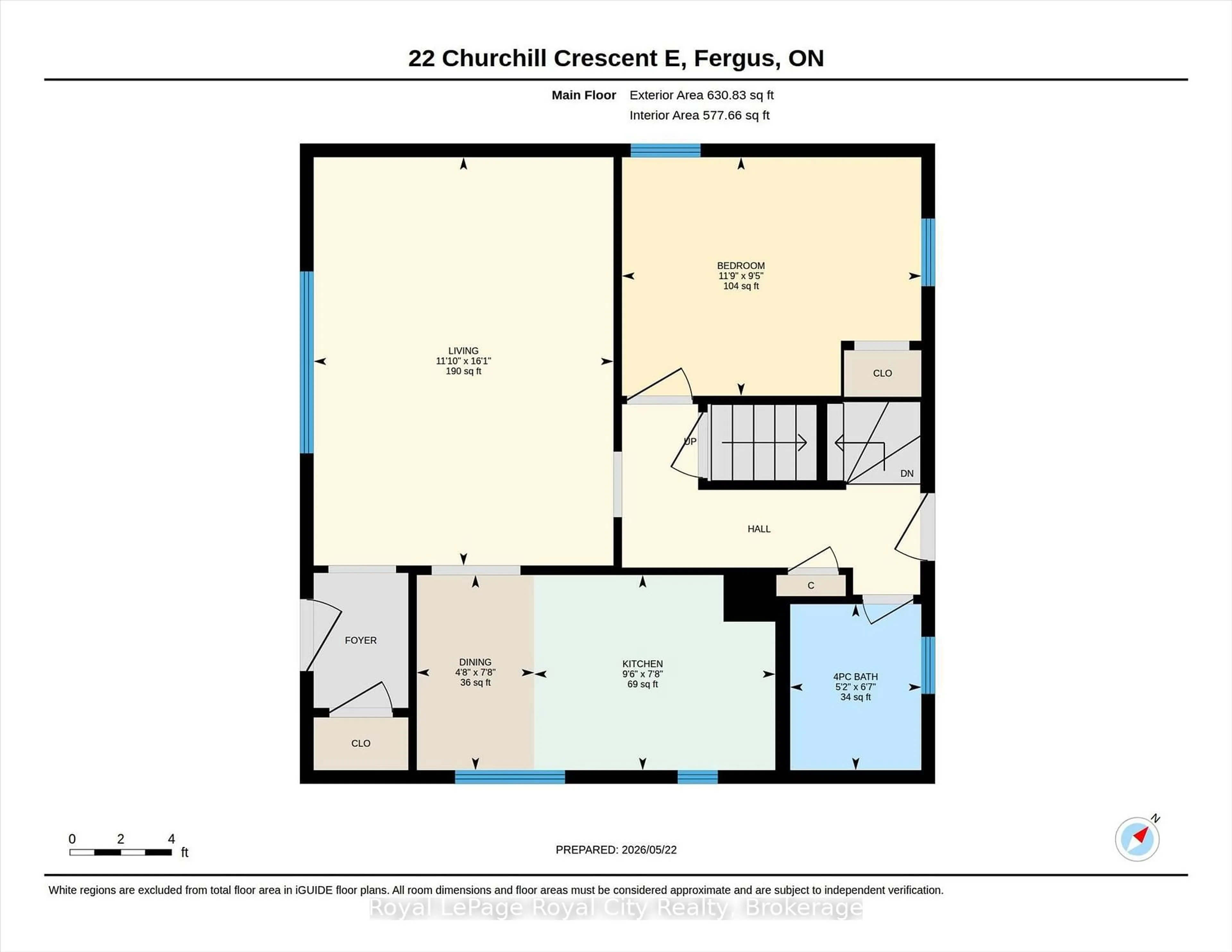 Floor plan for 22 Churchill Cres, Centre Wellington Ontario N1M 2J3
