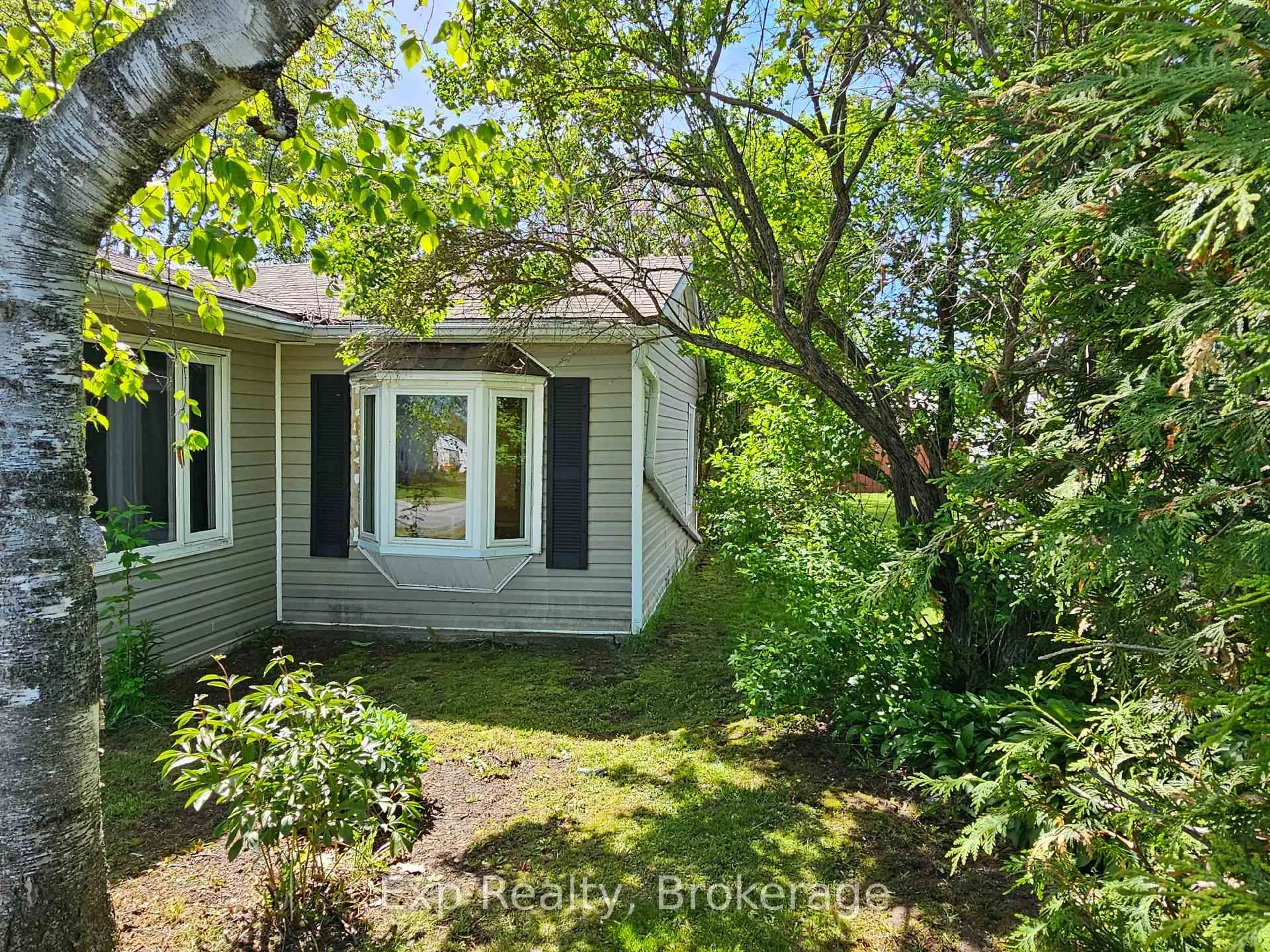 A pic from outside/outdoor area/front of a property/back of a property/a pic from drone, forest/trees view for 12 William St, Limoges Ontario K0K 2M0
