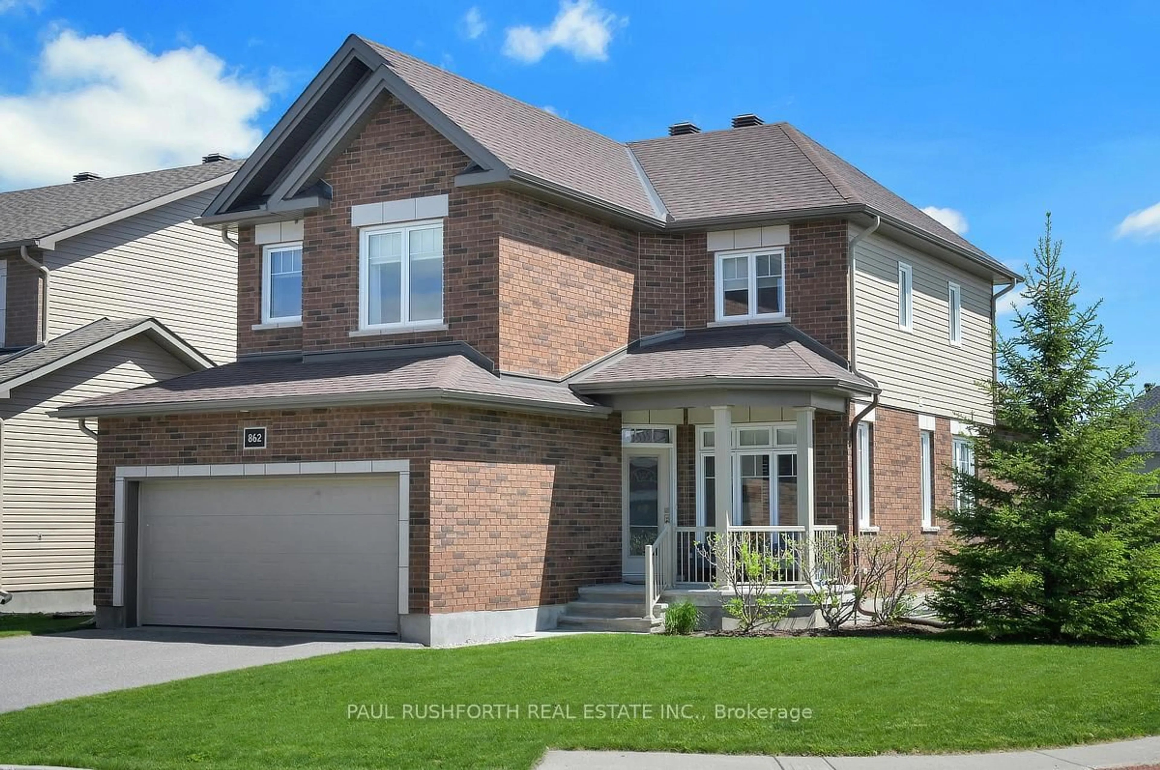 Home with brick exterior material, street for 862 Oat Straw Way, Ottawa Ontario K1T 0M2