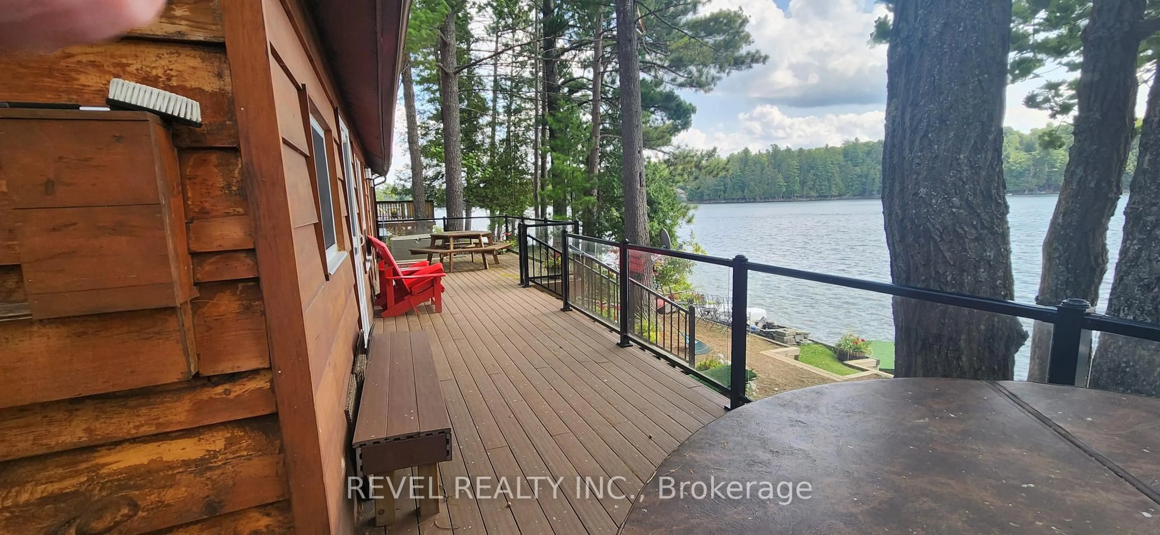 Patio, water/lake/river/ocean view for 385 Porcupine Way, Mcdonalds Corners Ontario K0G 1M0