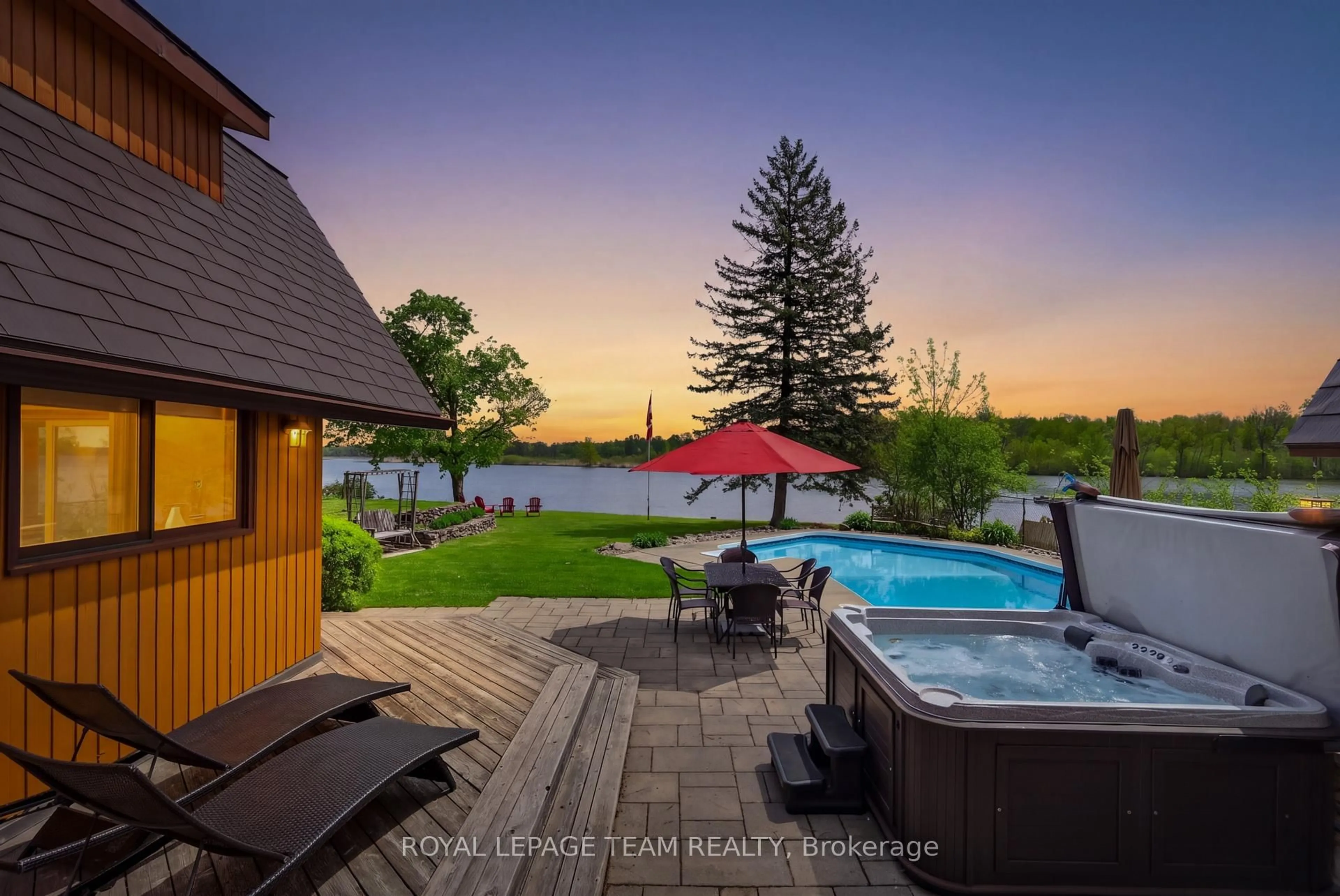 Patio, water/lake/river/ocean view for 6721 Rideau St, Kars Ontario K0A 2E0