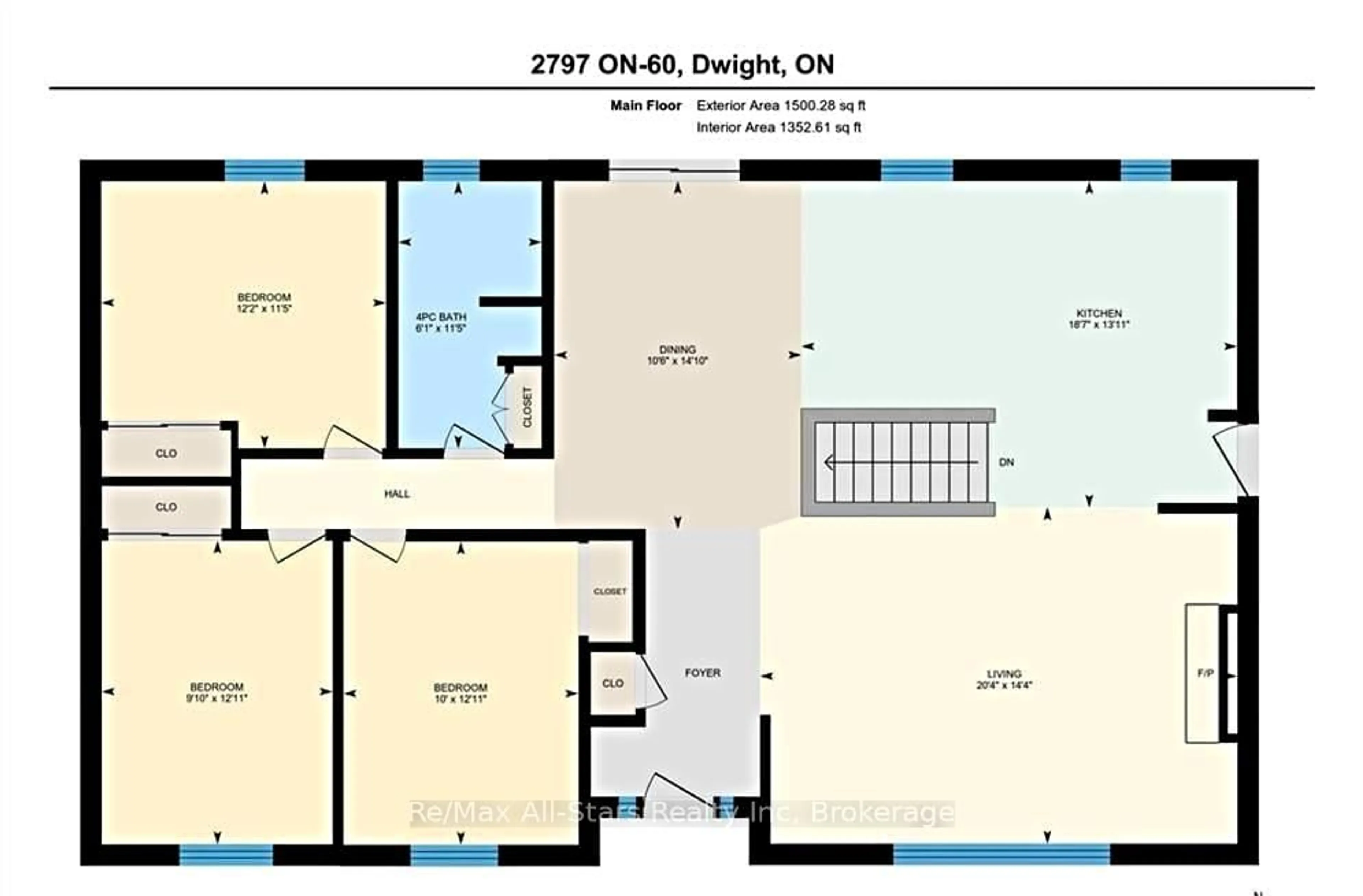 Floor plan for 2797 Highway 60 Highway, Lake of Bays Ontario P0A 1H0