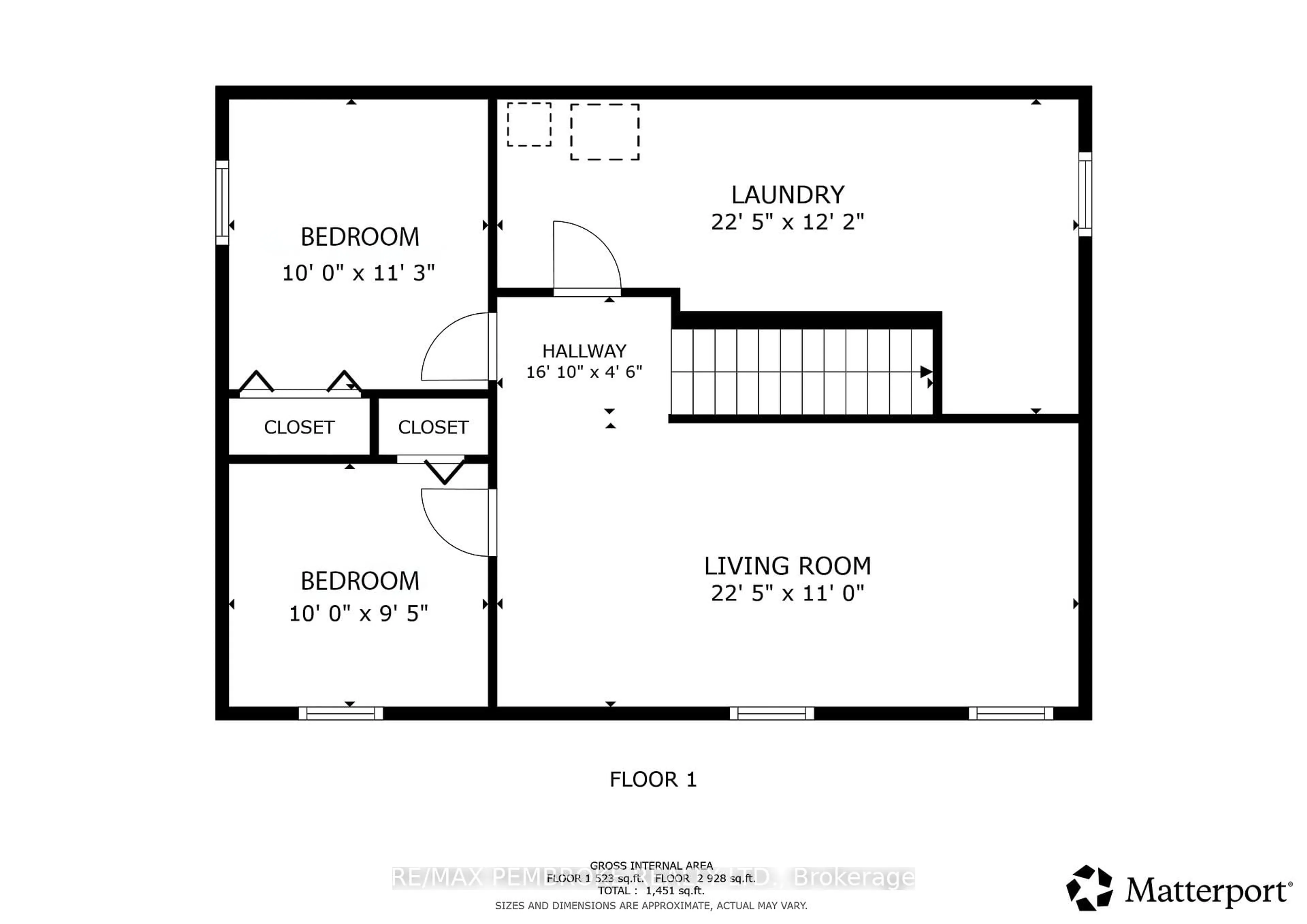 Floor plan for 257 Fraser St, Pembroke Ontario K8A 1X9
