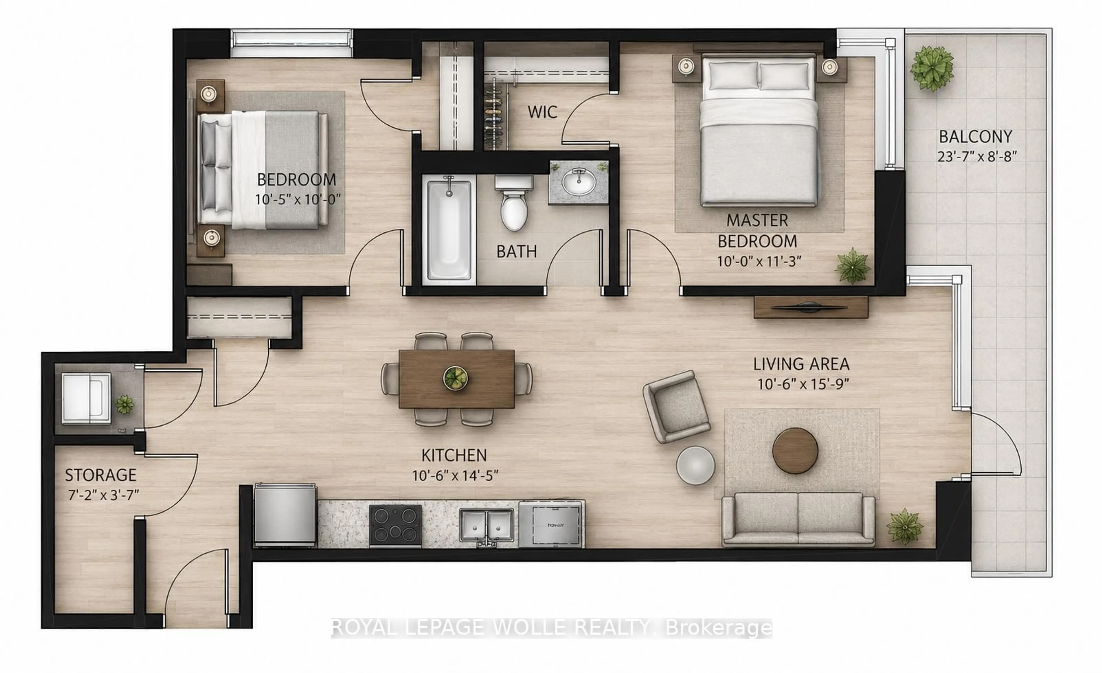 Floor plan for 100 Garment St #902, Kitchener Ontario N2G 0C3